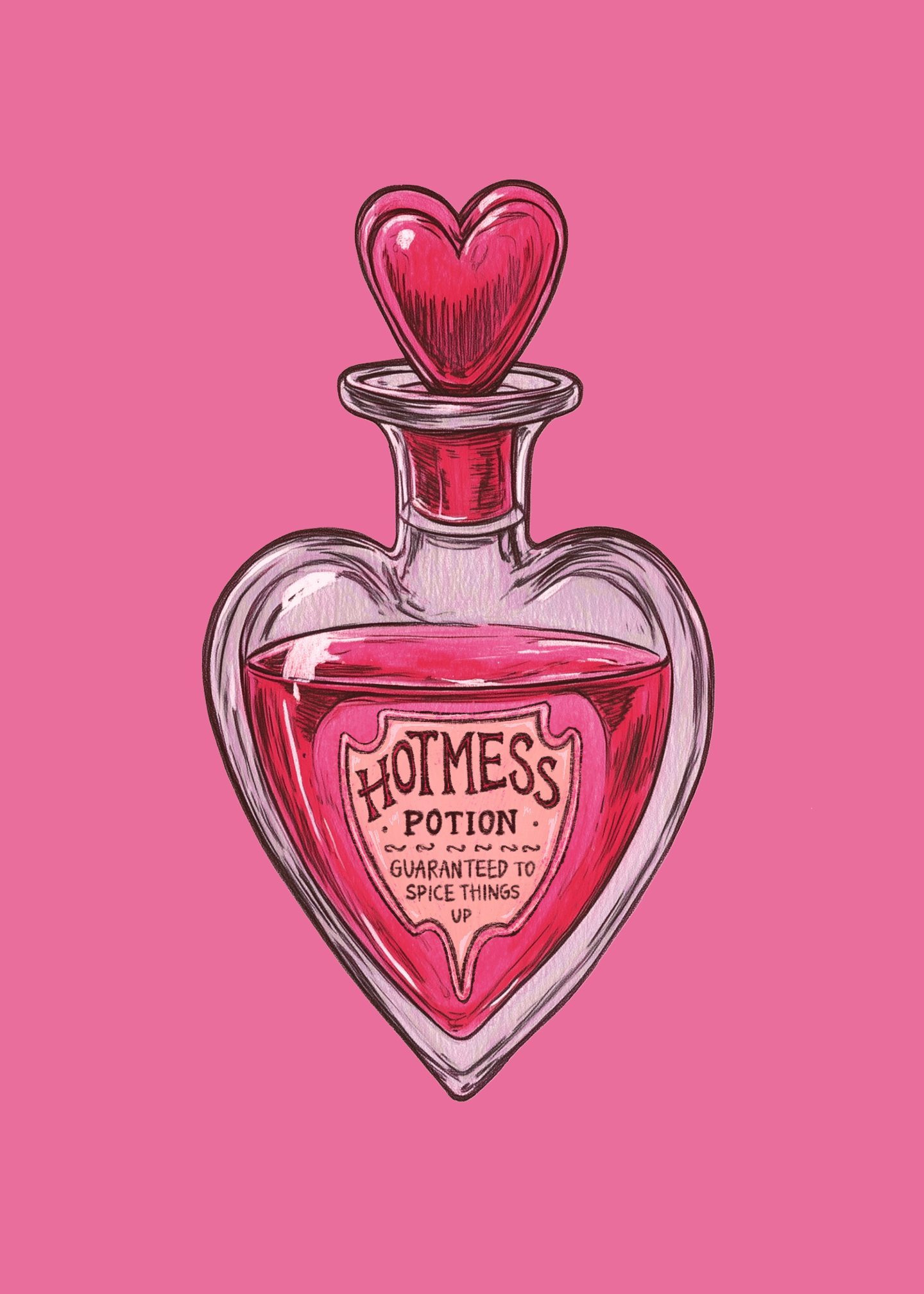 Hot Mess Love Potion Card