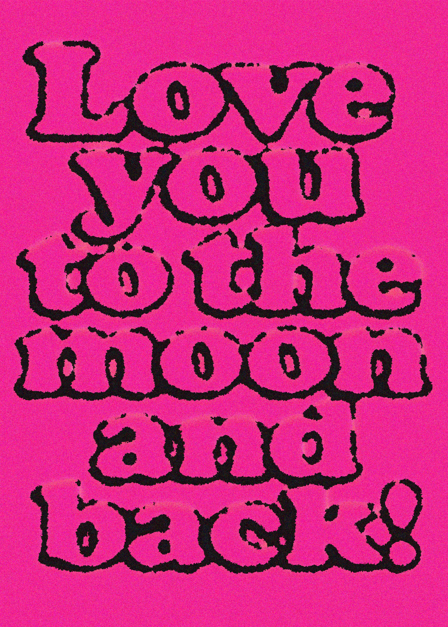 Love You to the Moon and Back Card