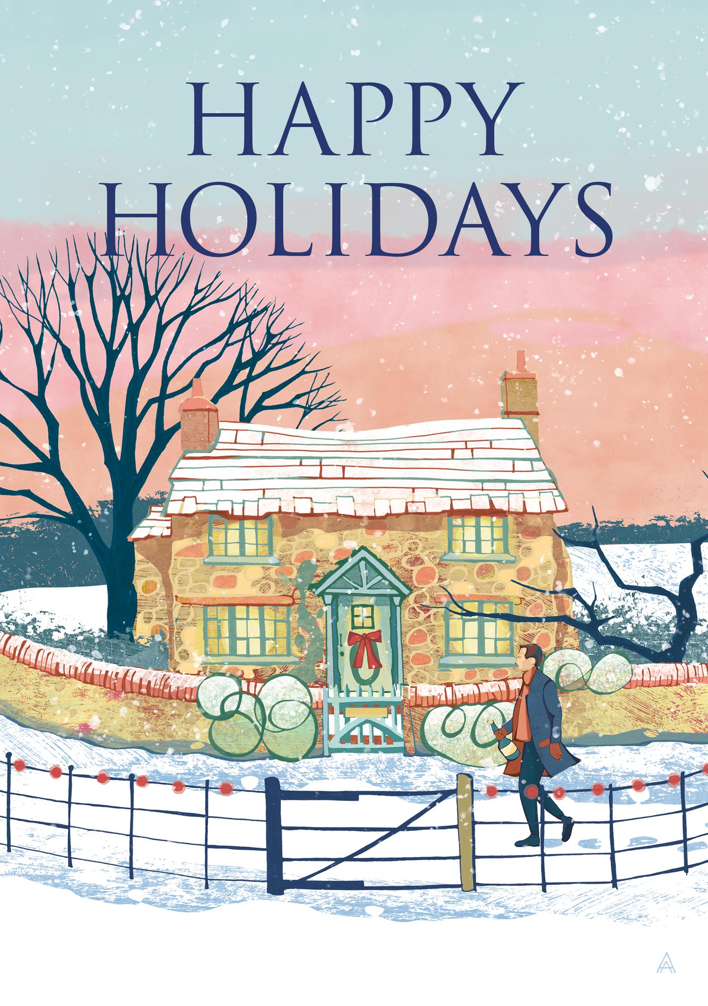 Quaint Cottage Holiday Wishes