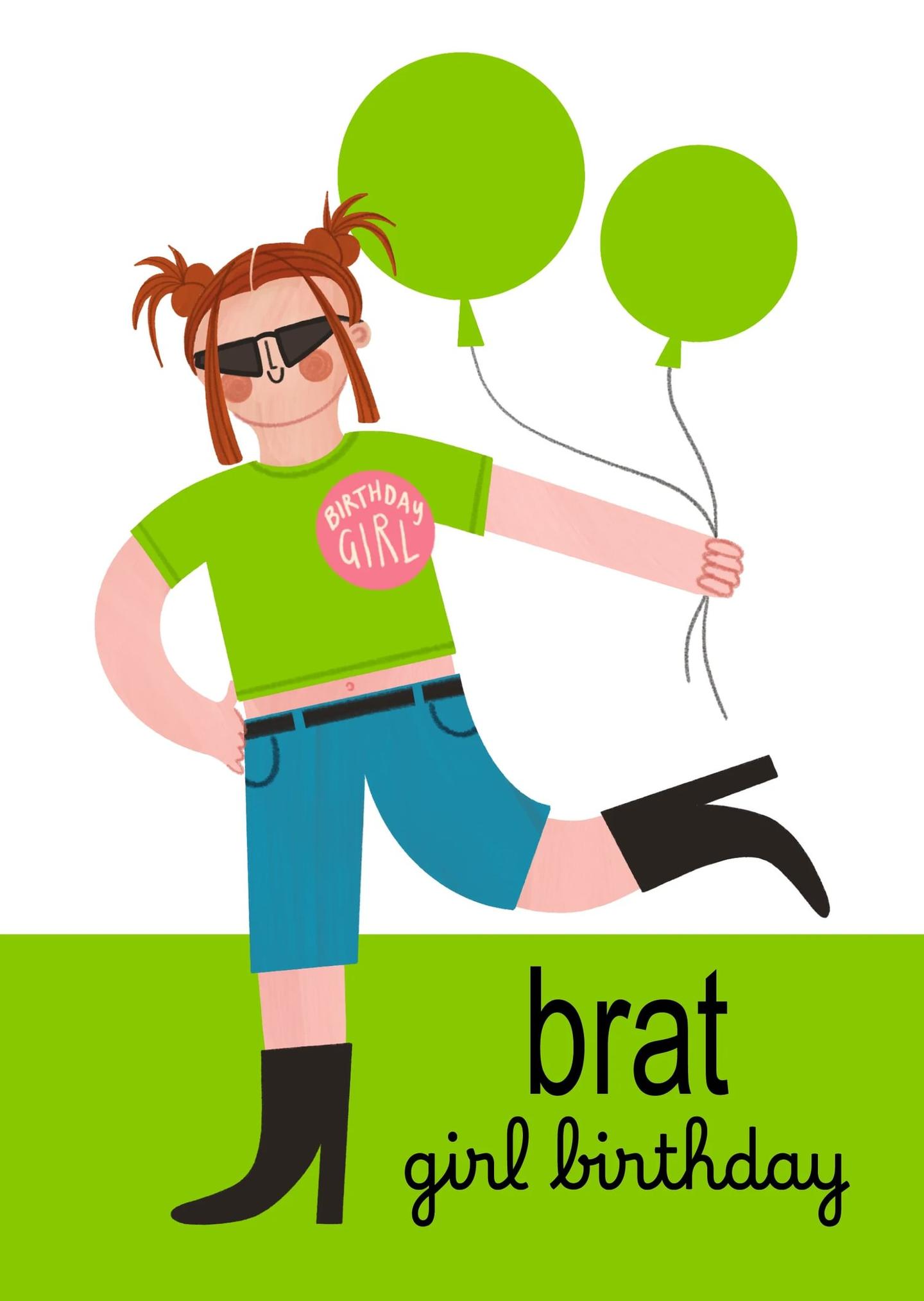 Brat Girl Birthday
