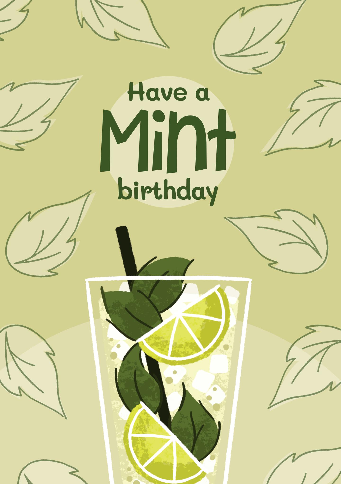 Mint Birthday Mojito