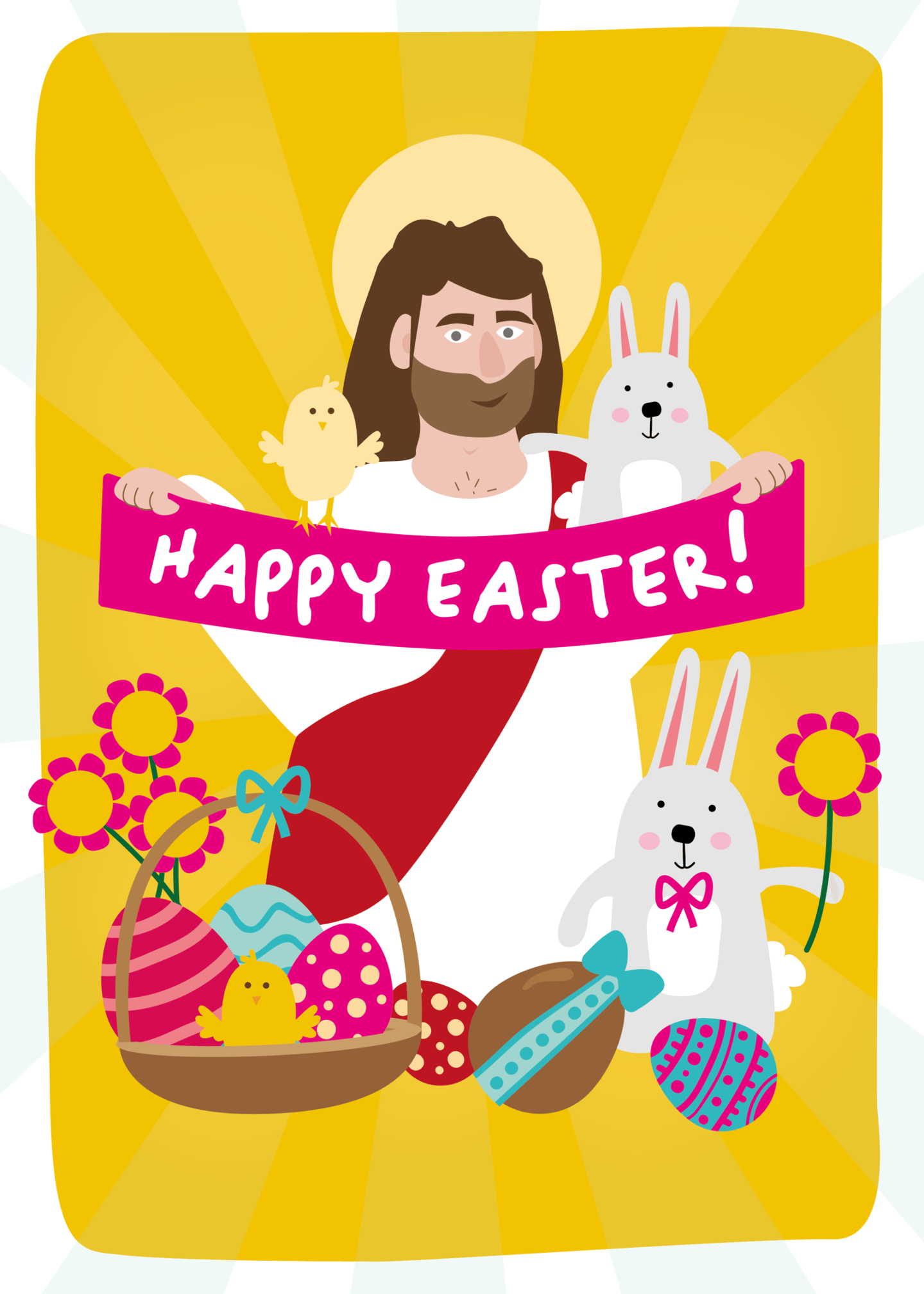 Joyful Easter Greetings Card