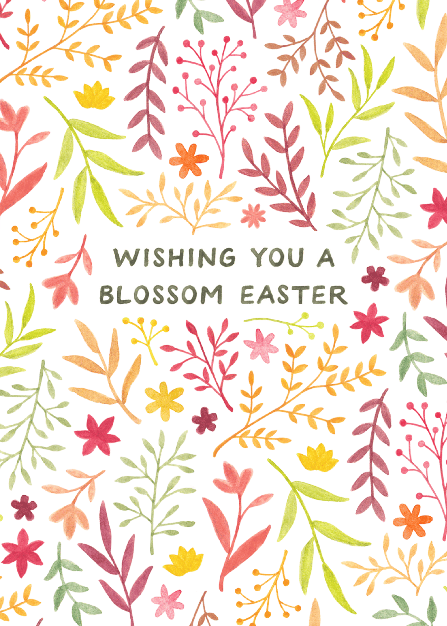 wishing you a blossom easter