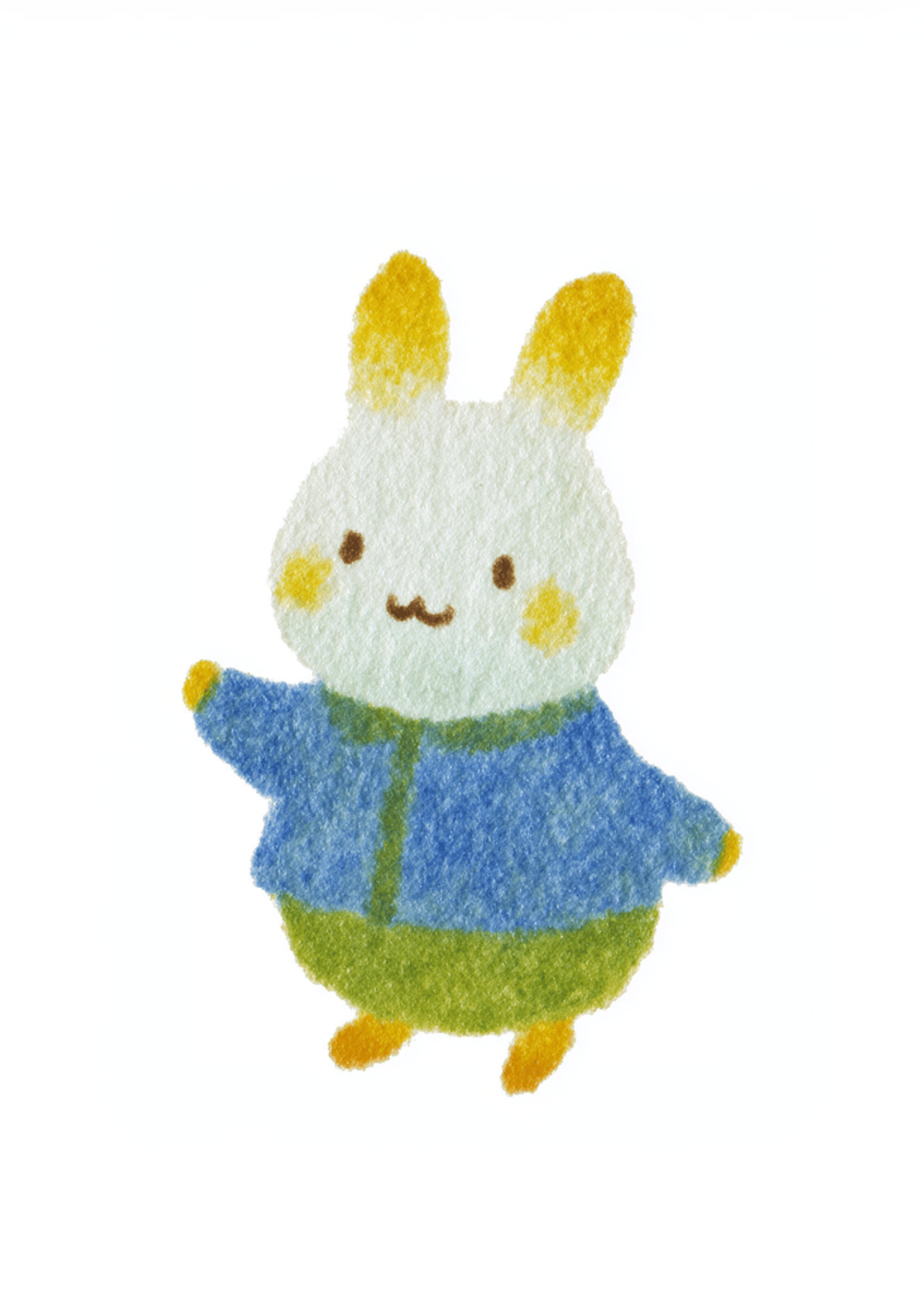 Cute Bunny Easter Card