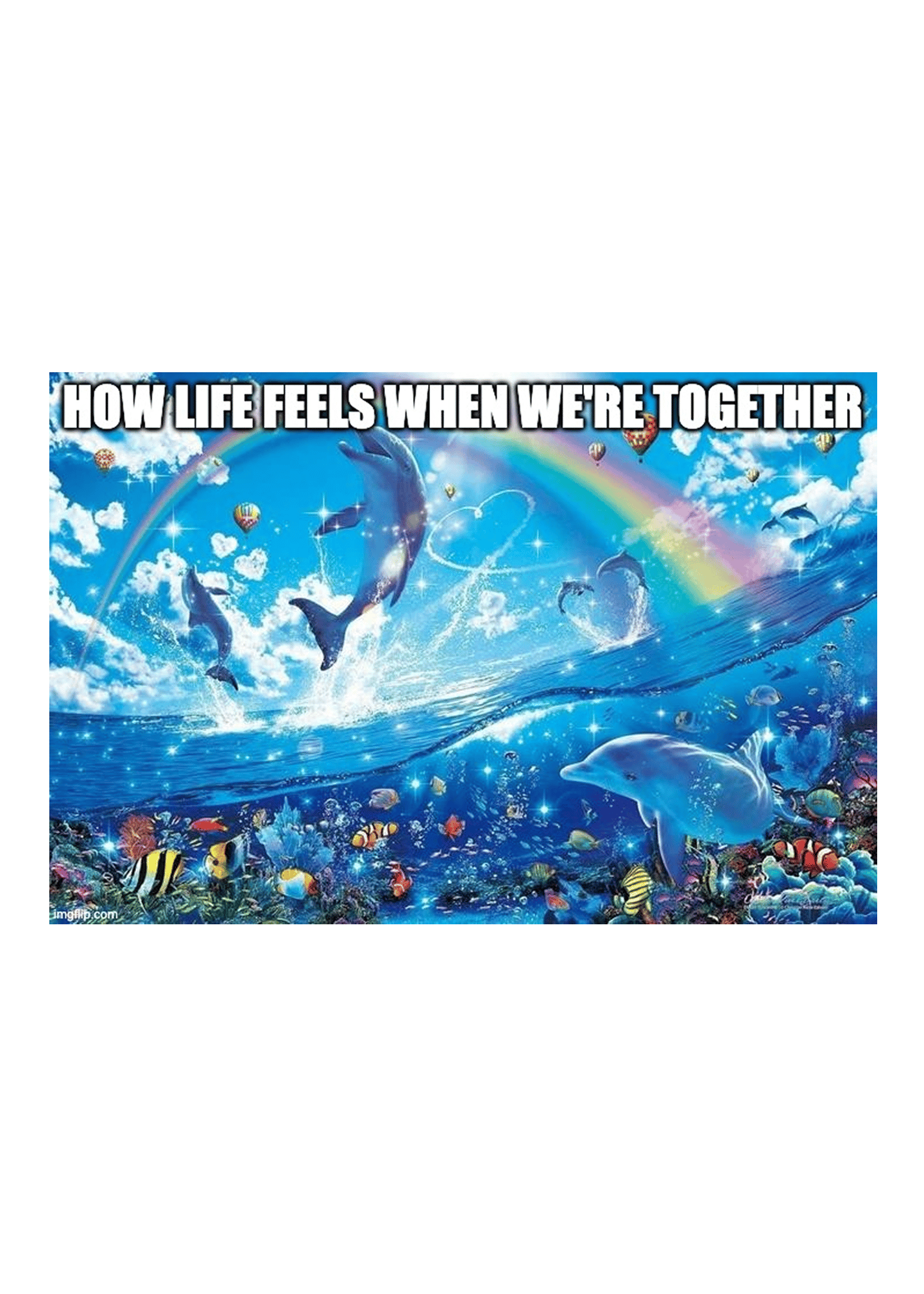 How Life Feels With You Card