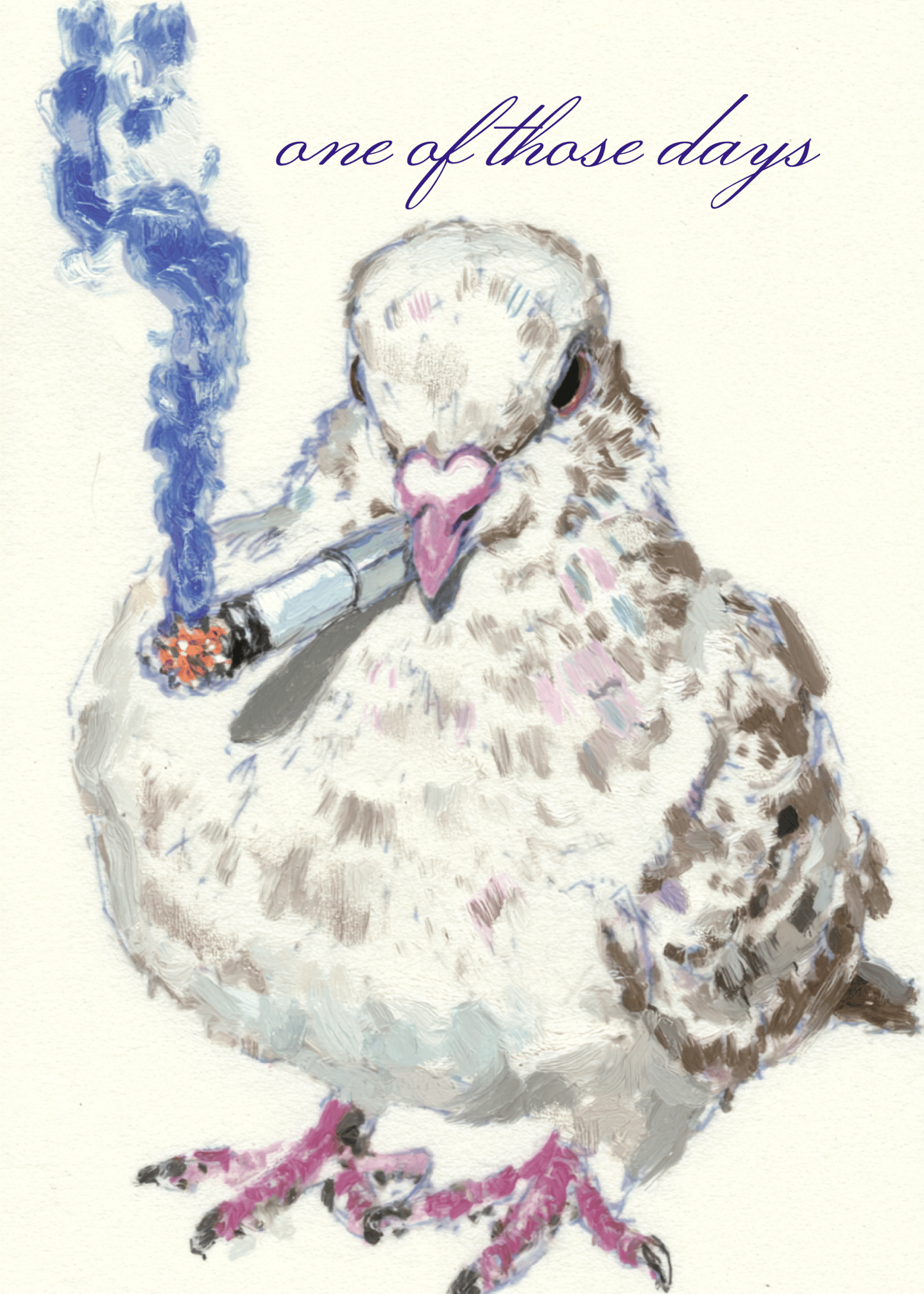 One of Those Days Pigeon Card