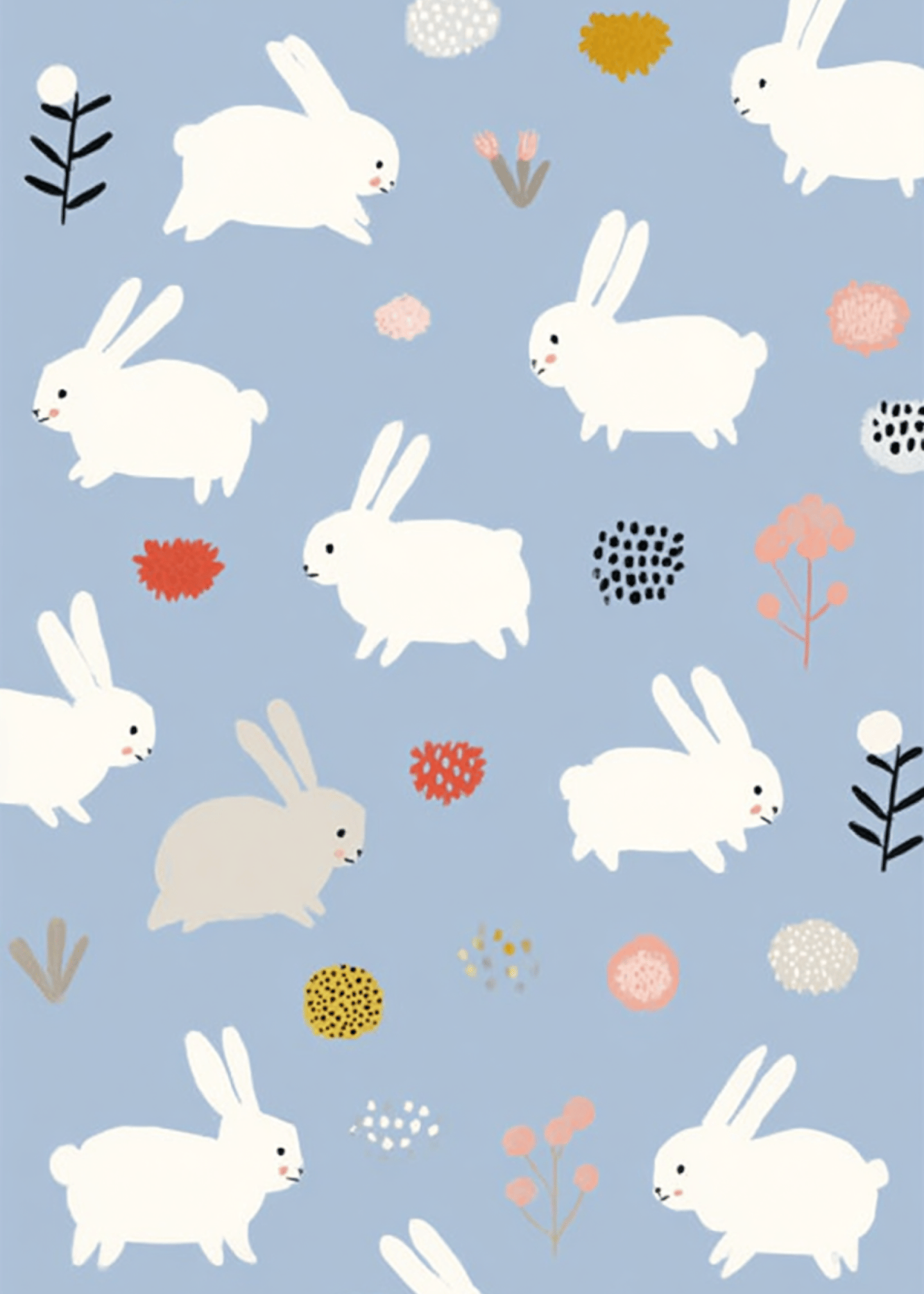 Adorable Bunny Celebration Card