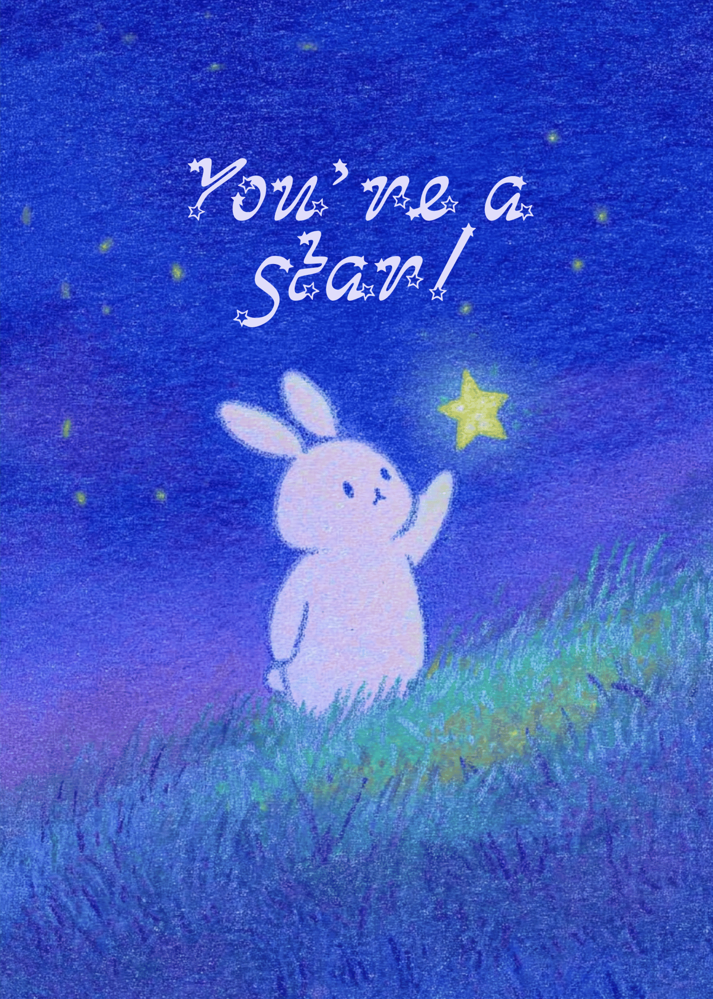 You're a Star! Bunny Card