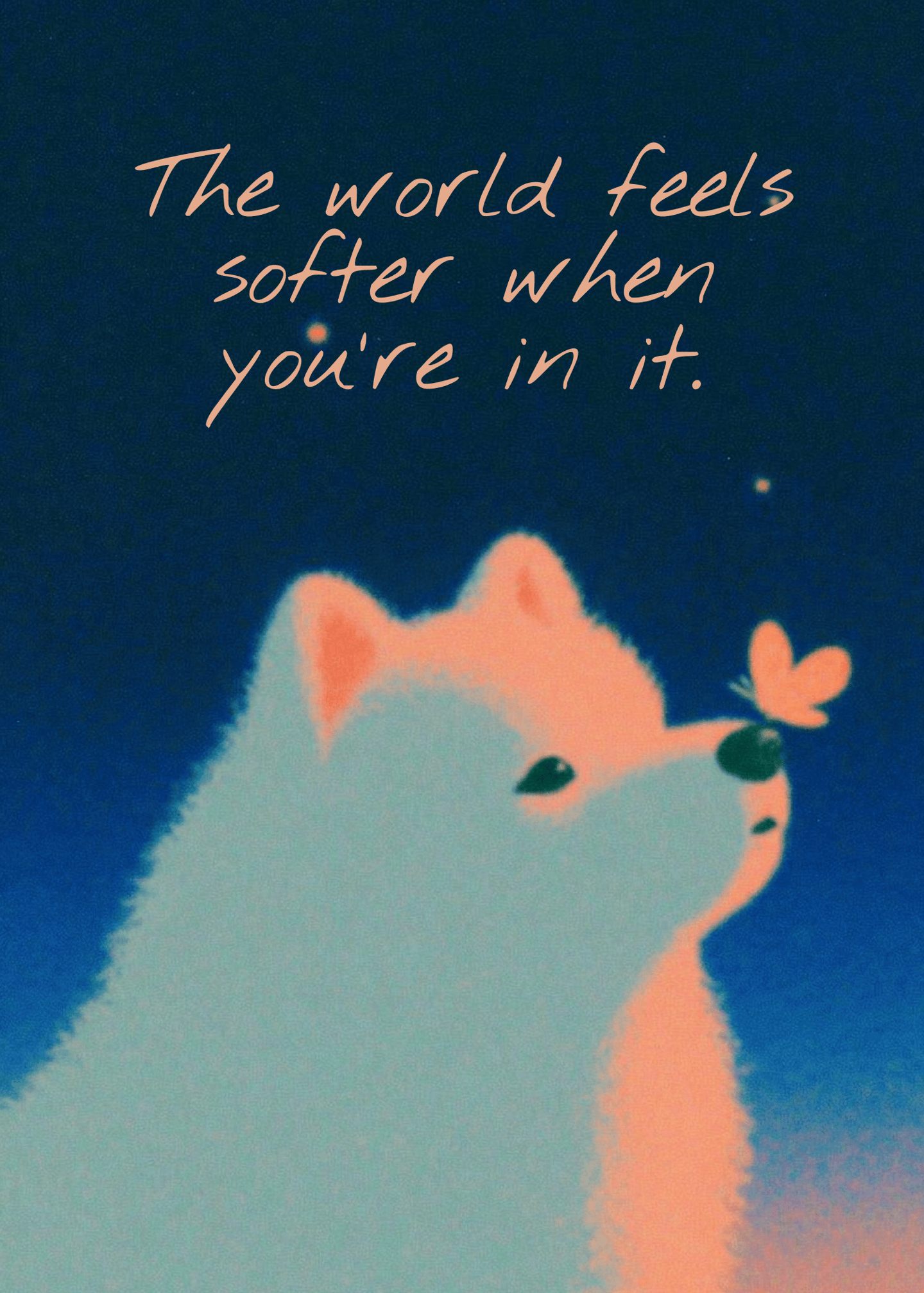 Soft World with You Card