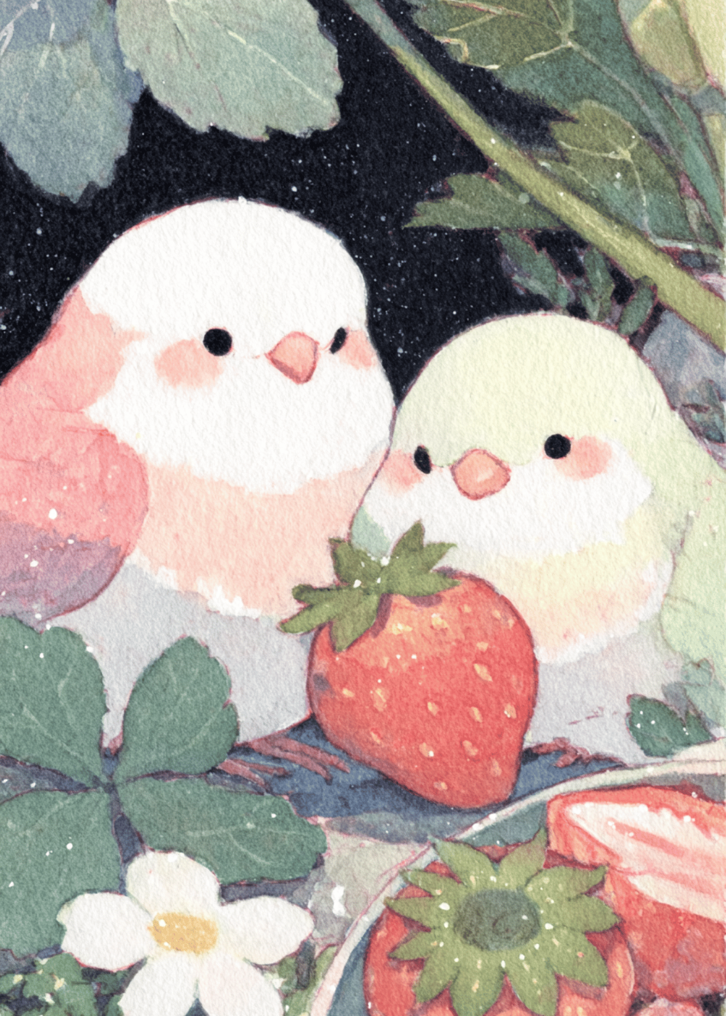 Sweet Pair of Lovebirds