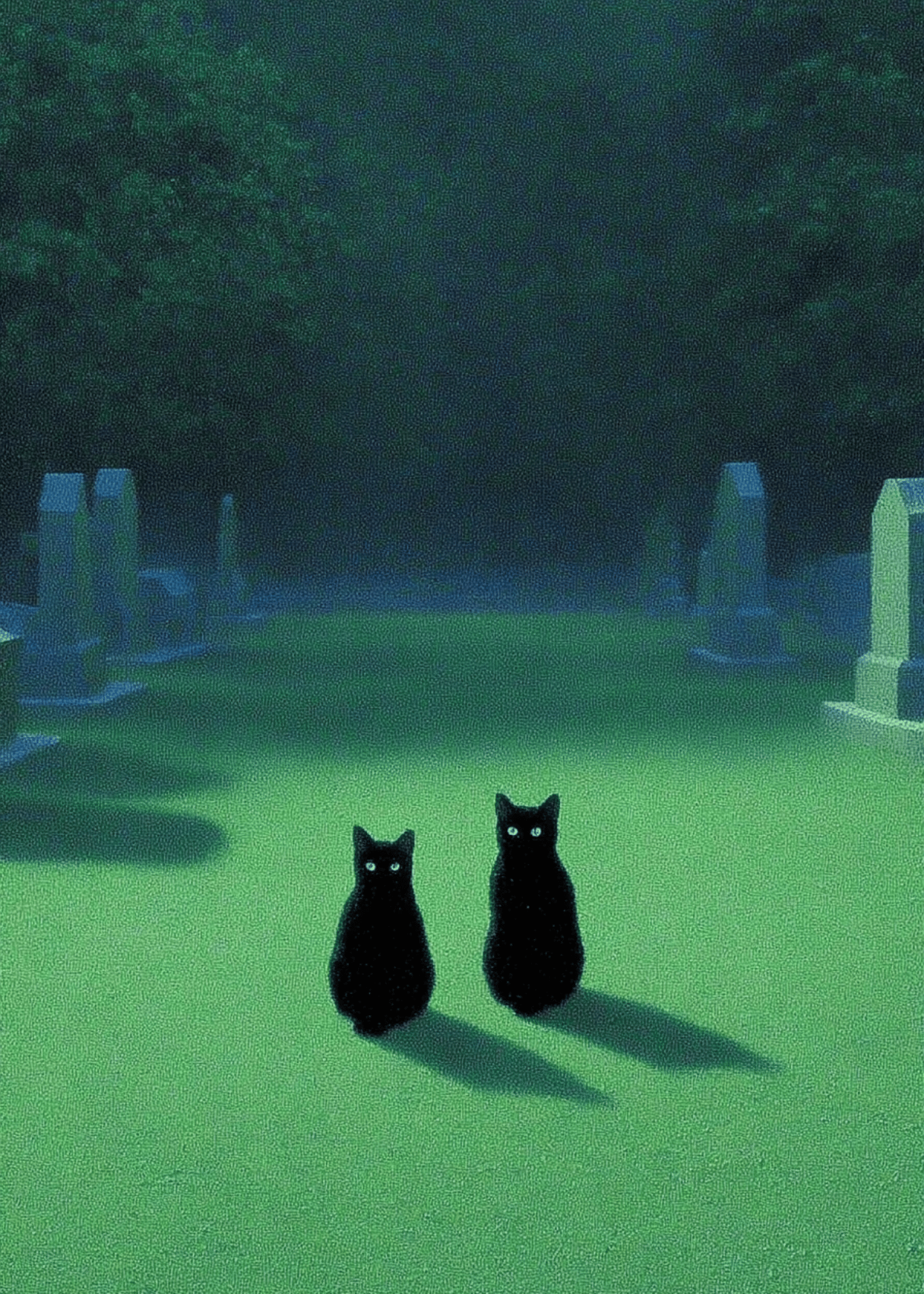 Mystical Black Cats