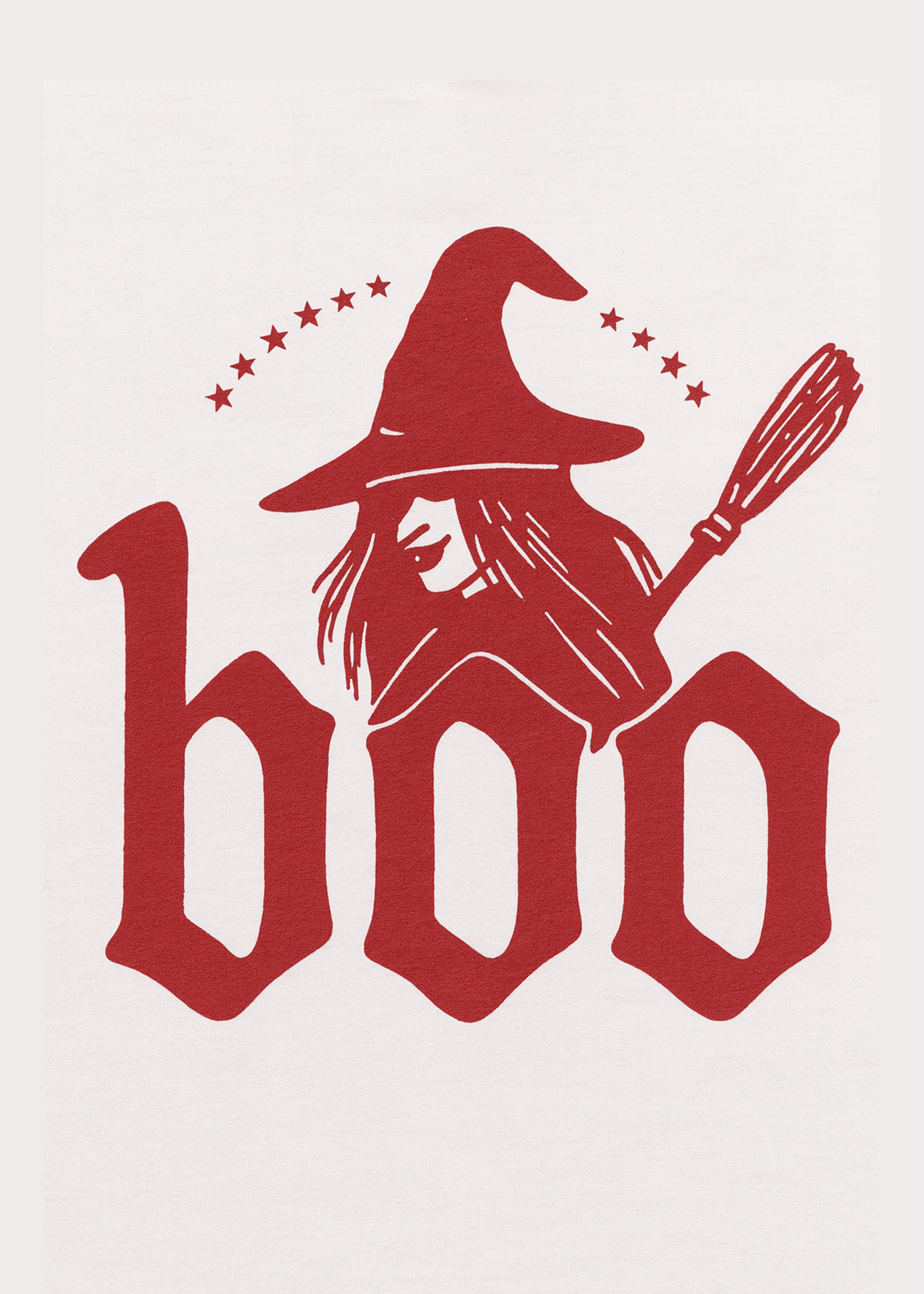 Spooky Witch Boo Card