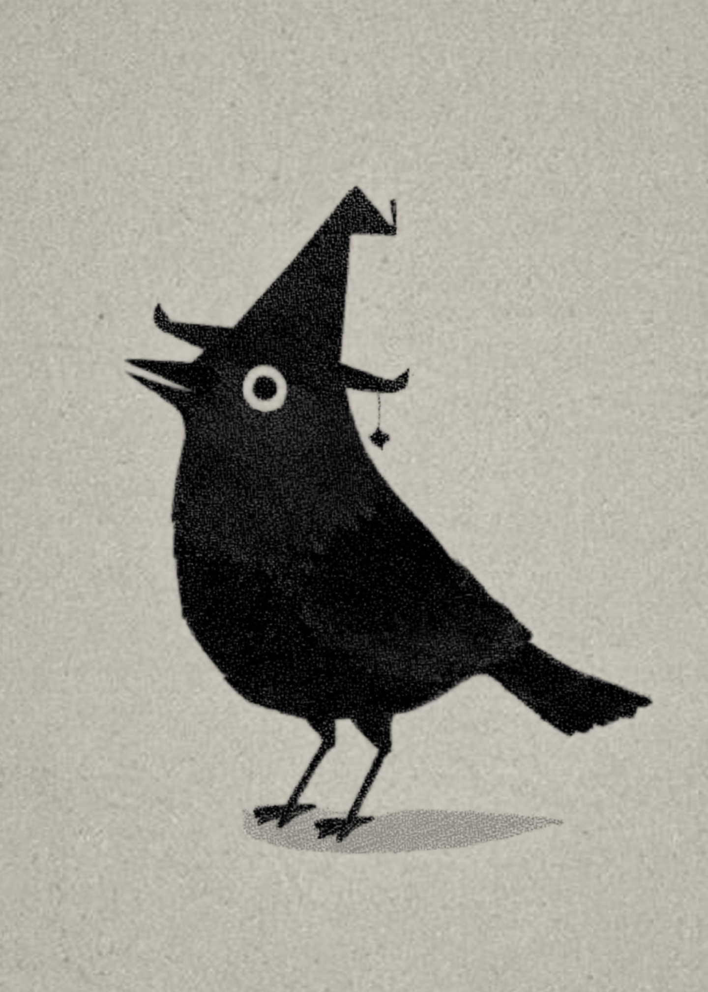 Spooky Crow Halloween Cheer