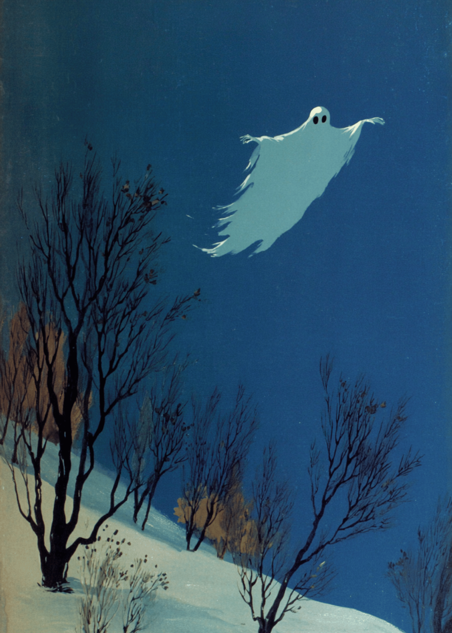 Ethereal Ghostly Night Card