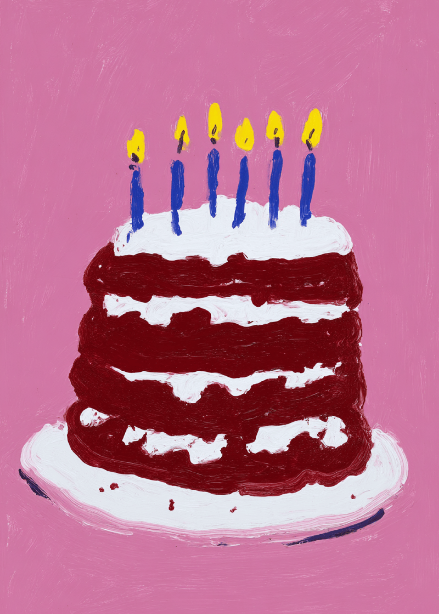 Festive Cake Birthday Greeting