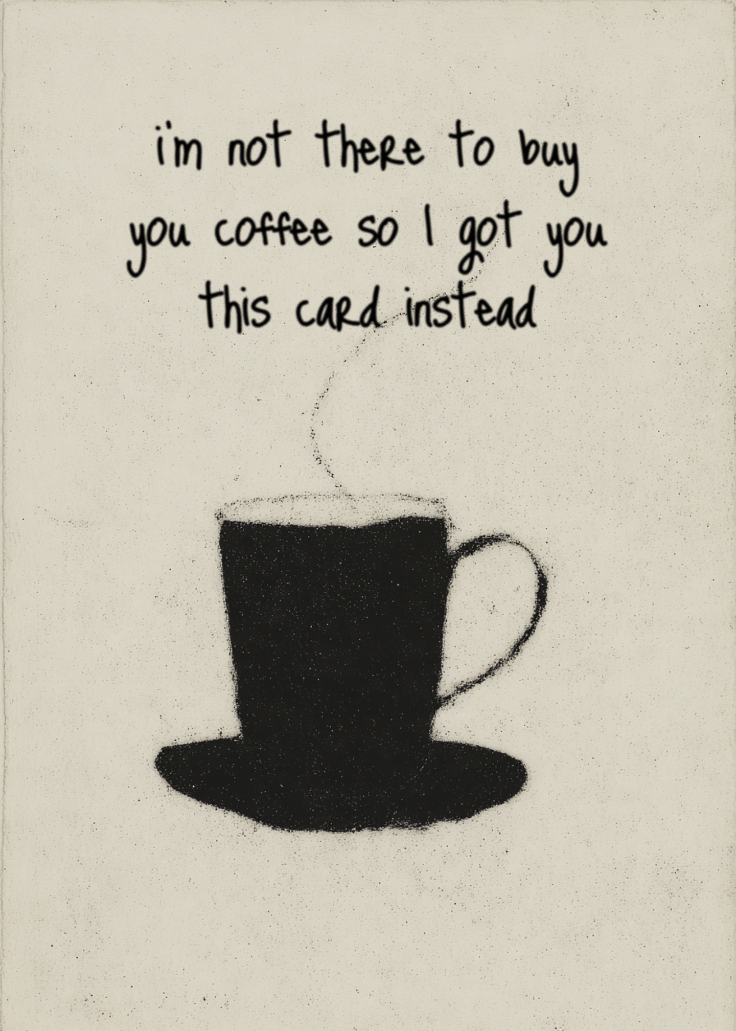 Coffee Card for Long Distance Connections