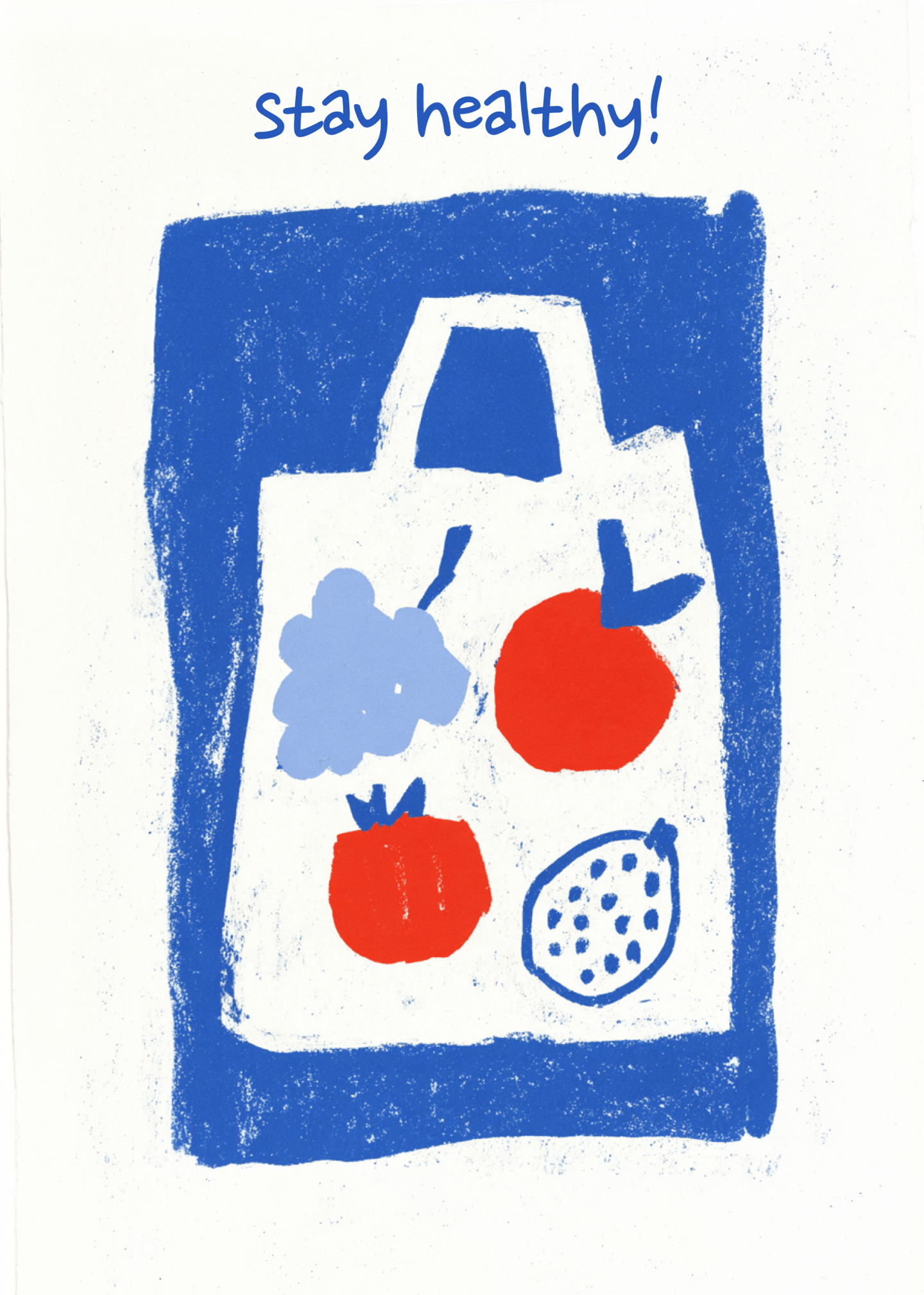 Stay Healthy Greeting Card