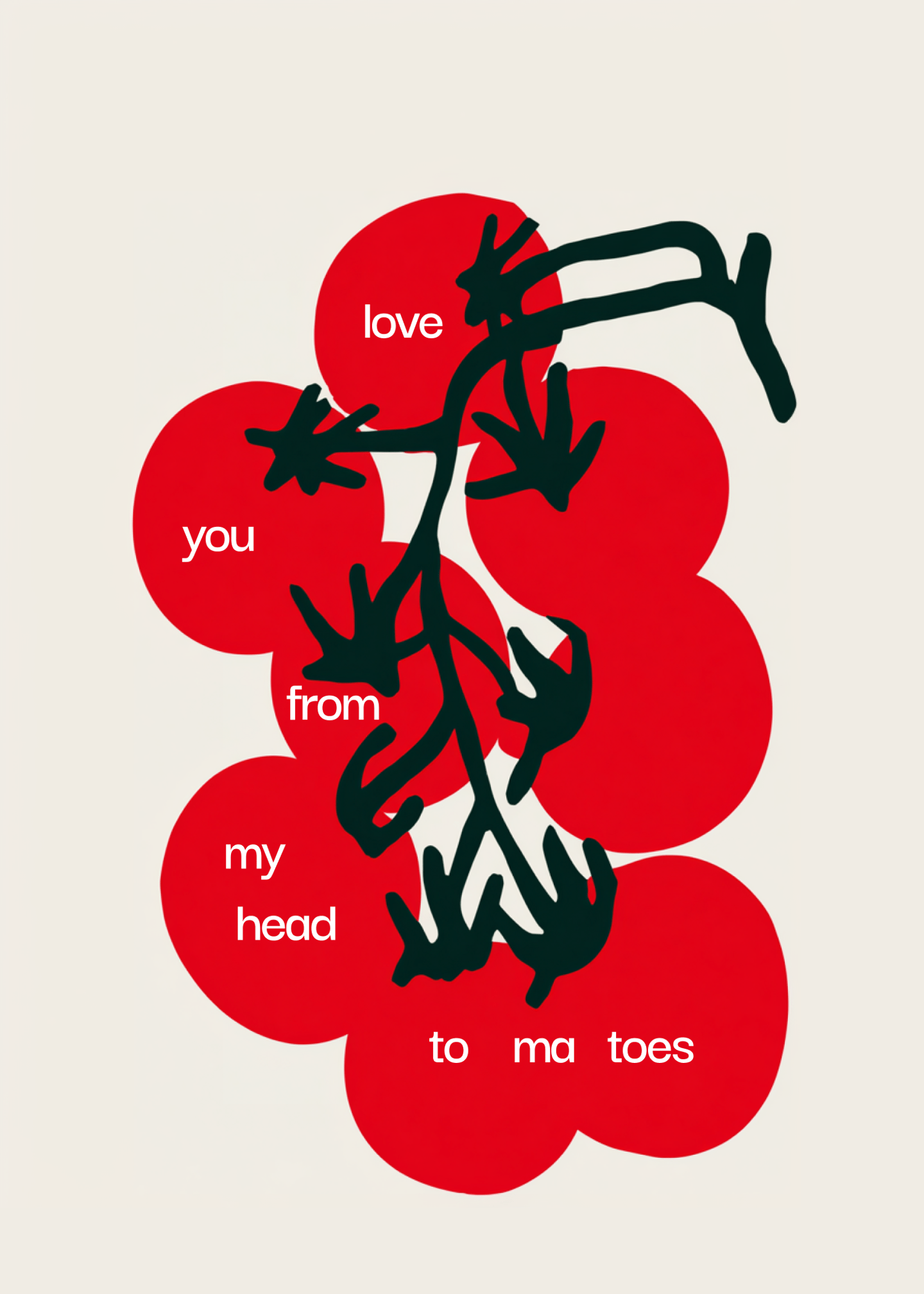 Tomato Love Pun Card