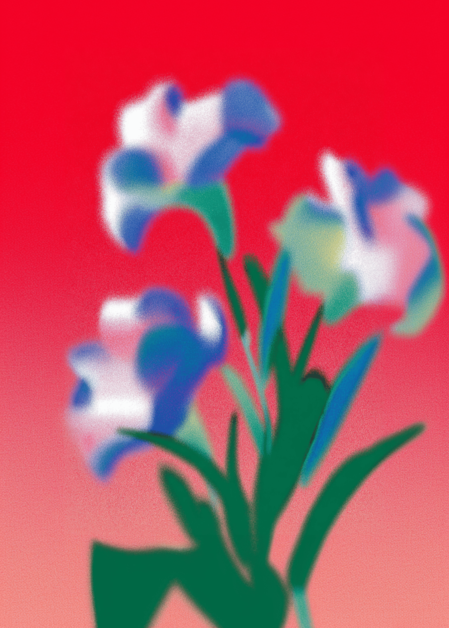 Bold Blossoms: Vibrant Floral Card