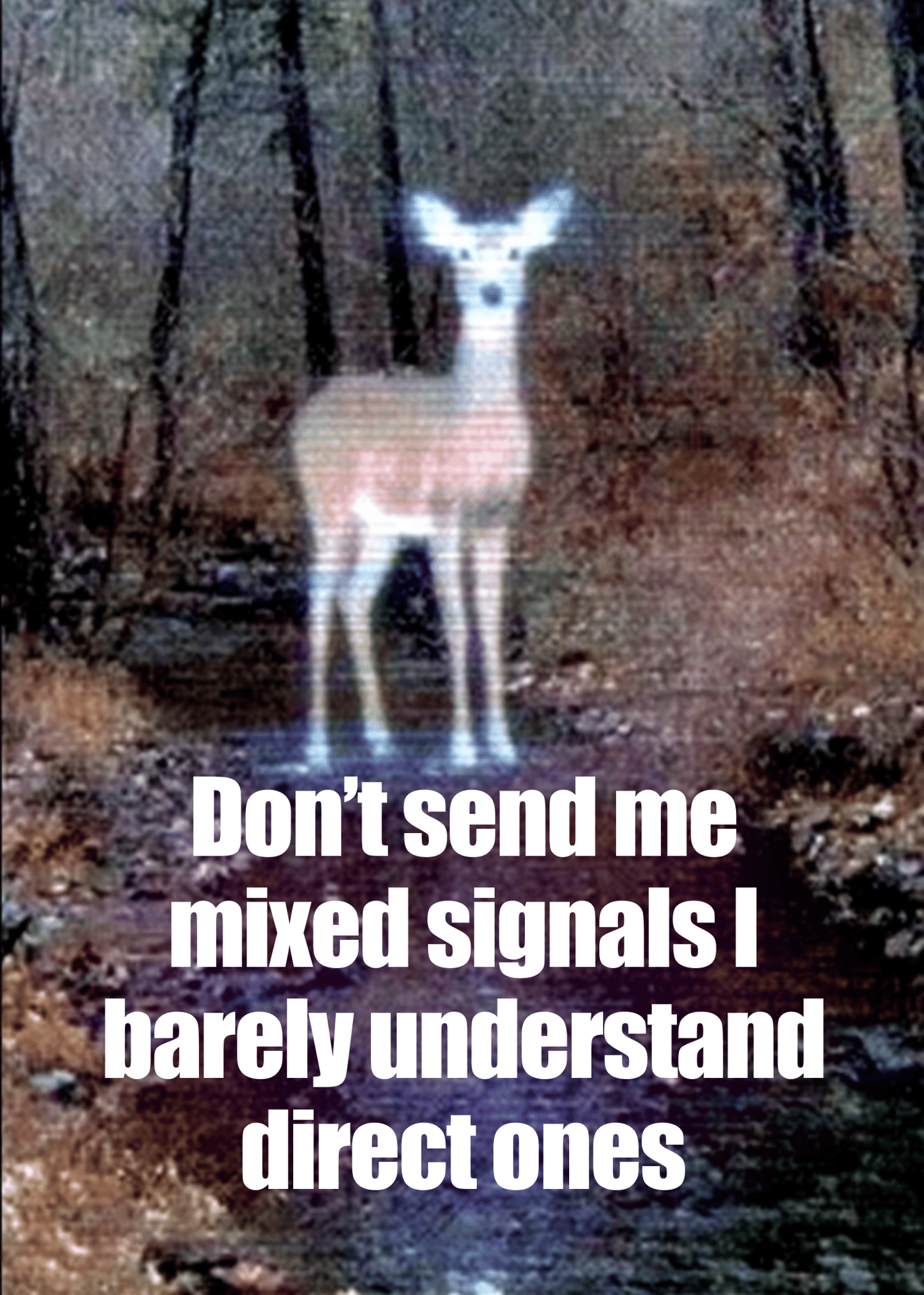 Funny Mixed Signals Joke Card