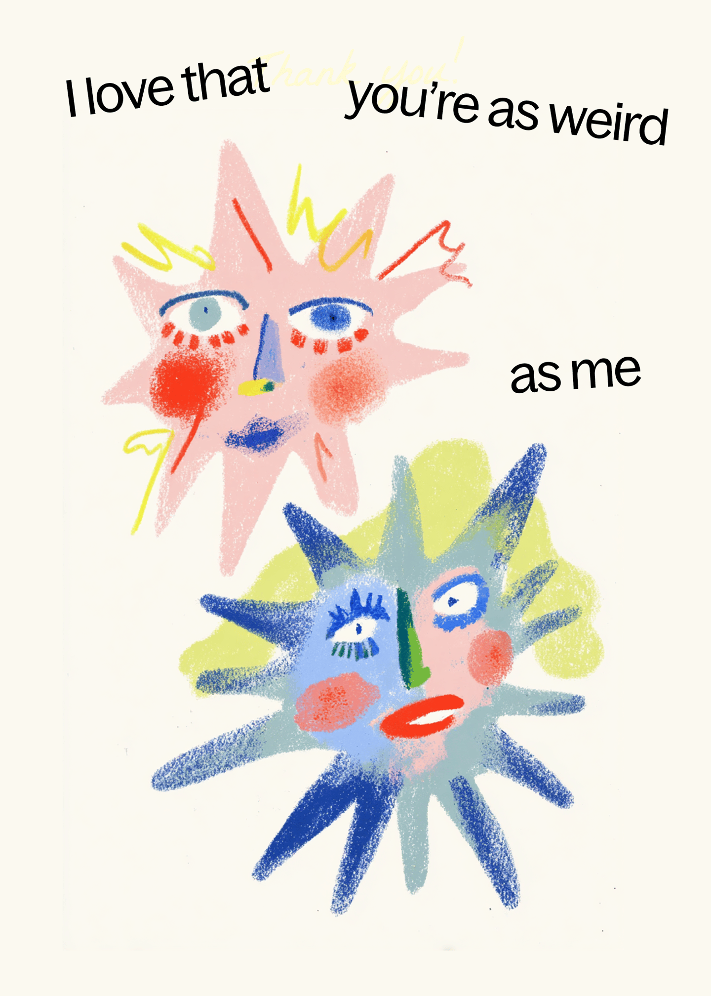 Quirky Friendship Card