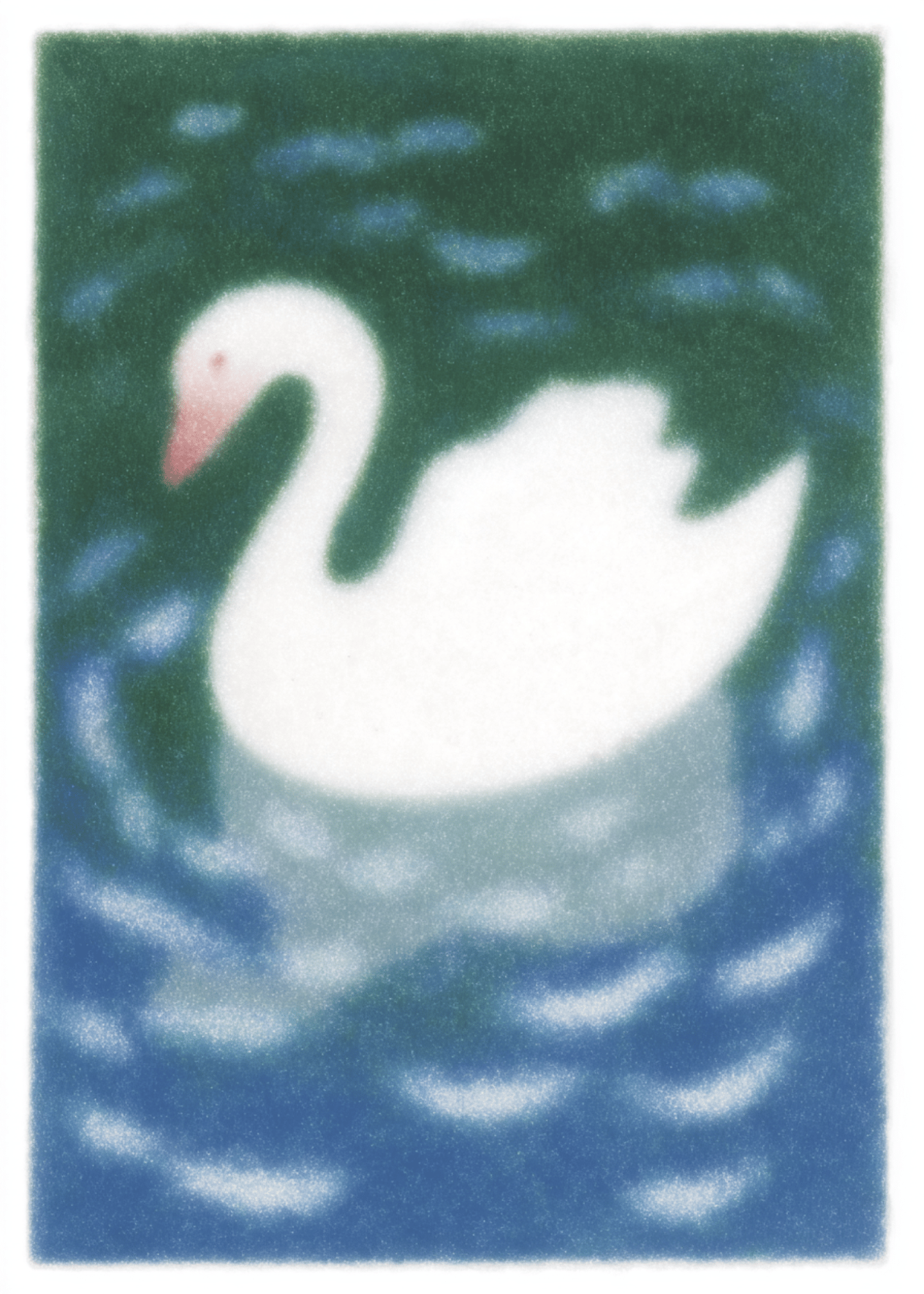 Tranquil Swan Greeting Card