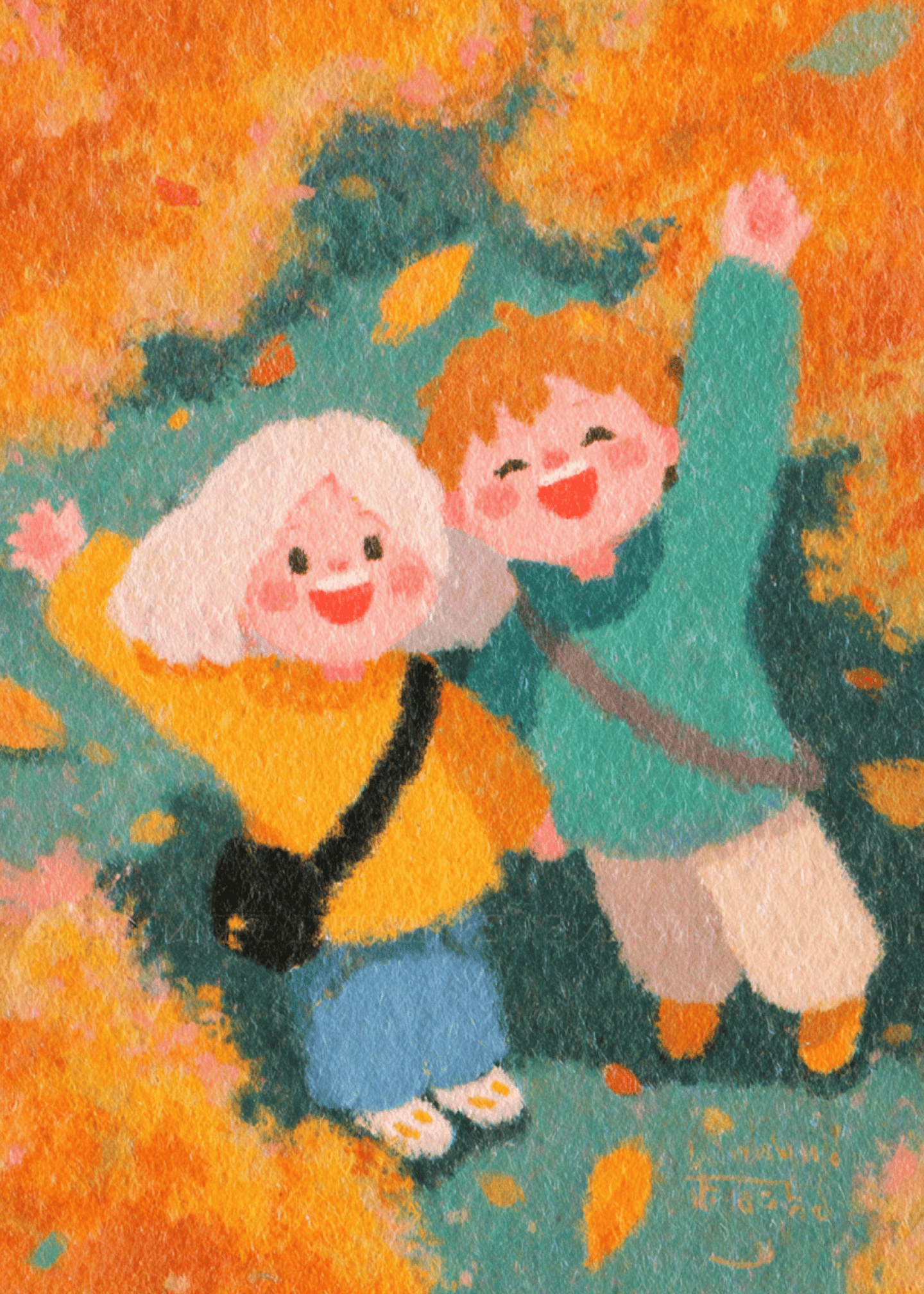 Cheerful Autumn Moments