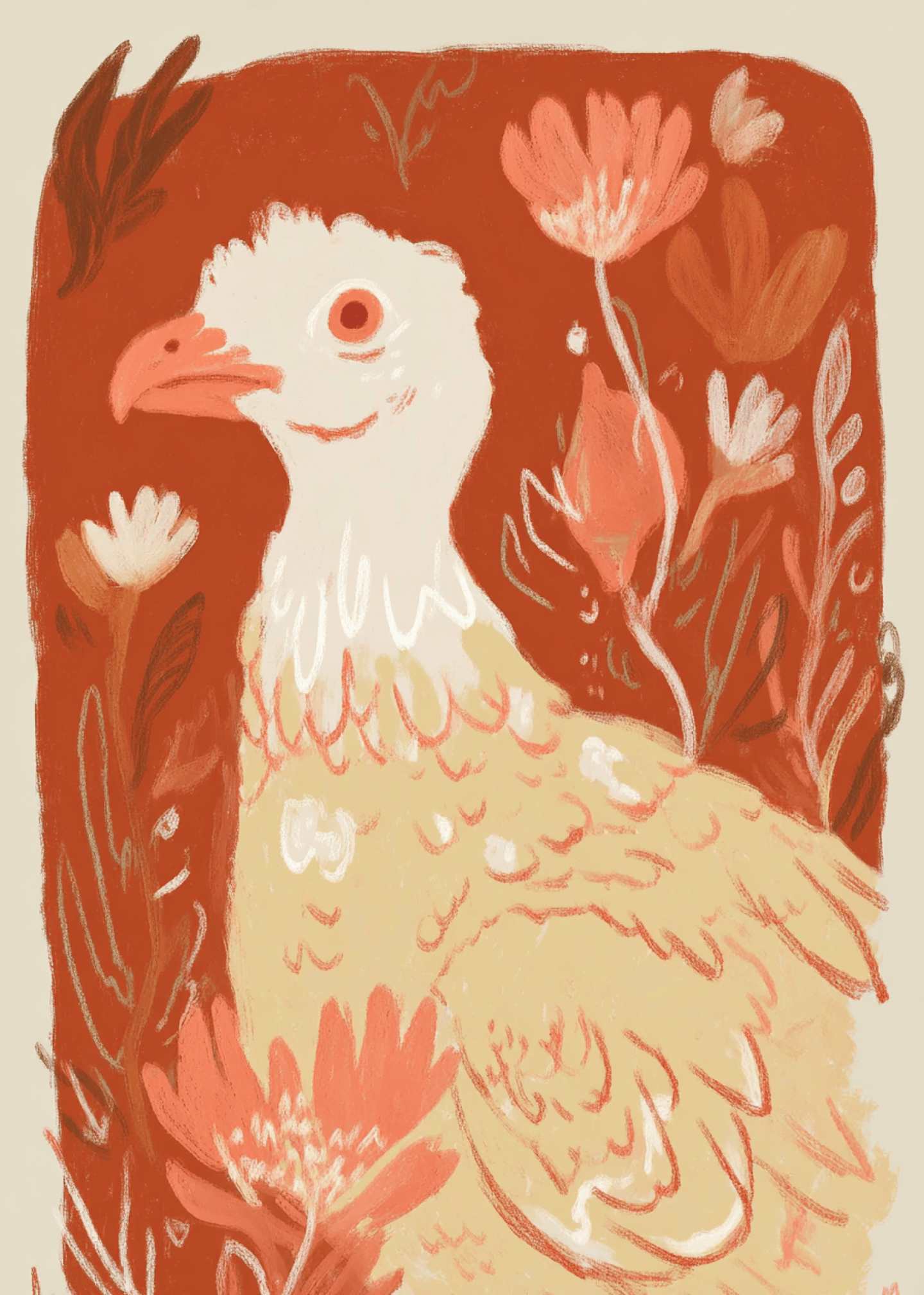 Whimsical Turkey Greeting Card