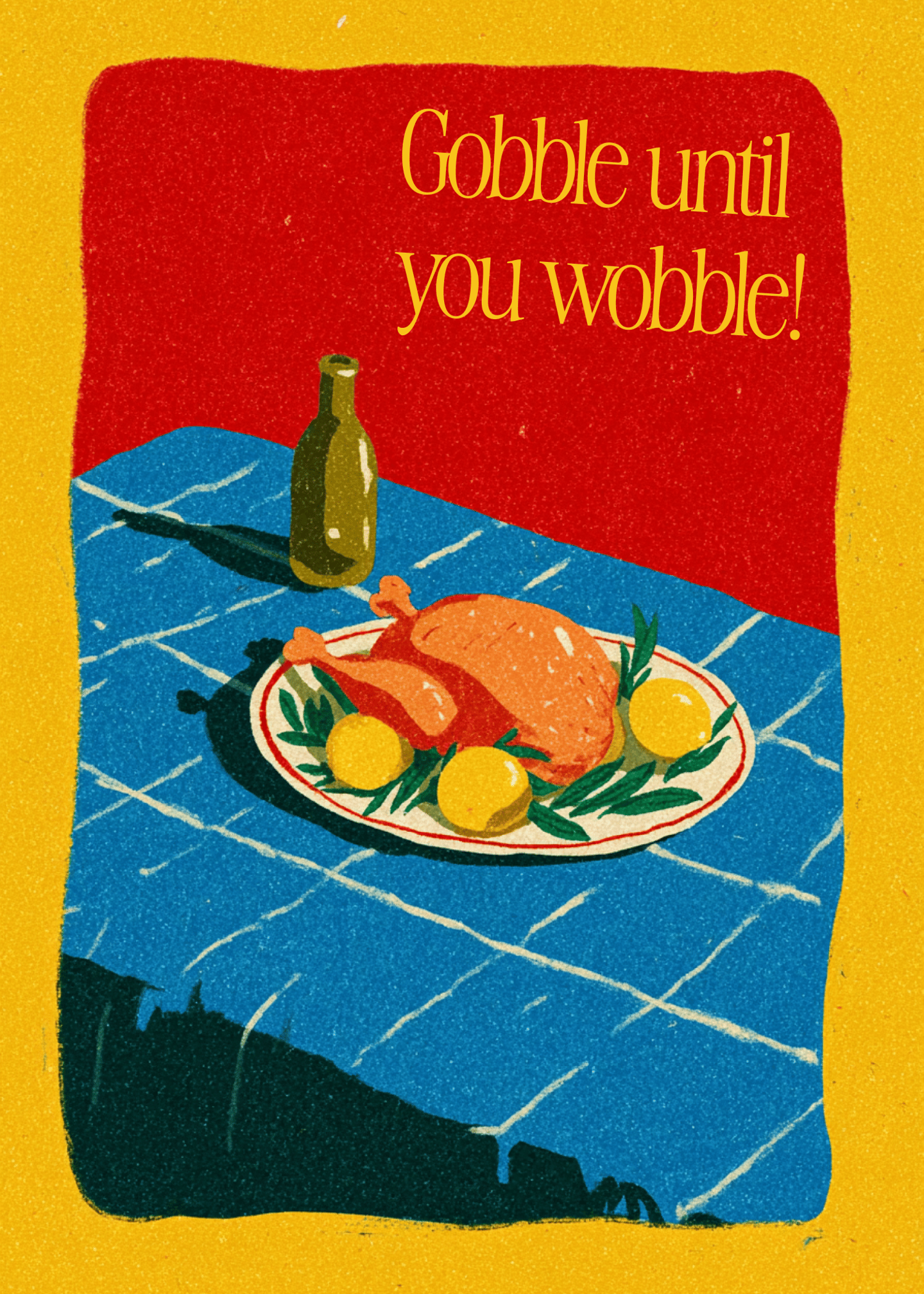 Cute and Grateful Harvest Card