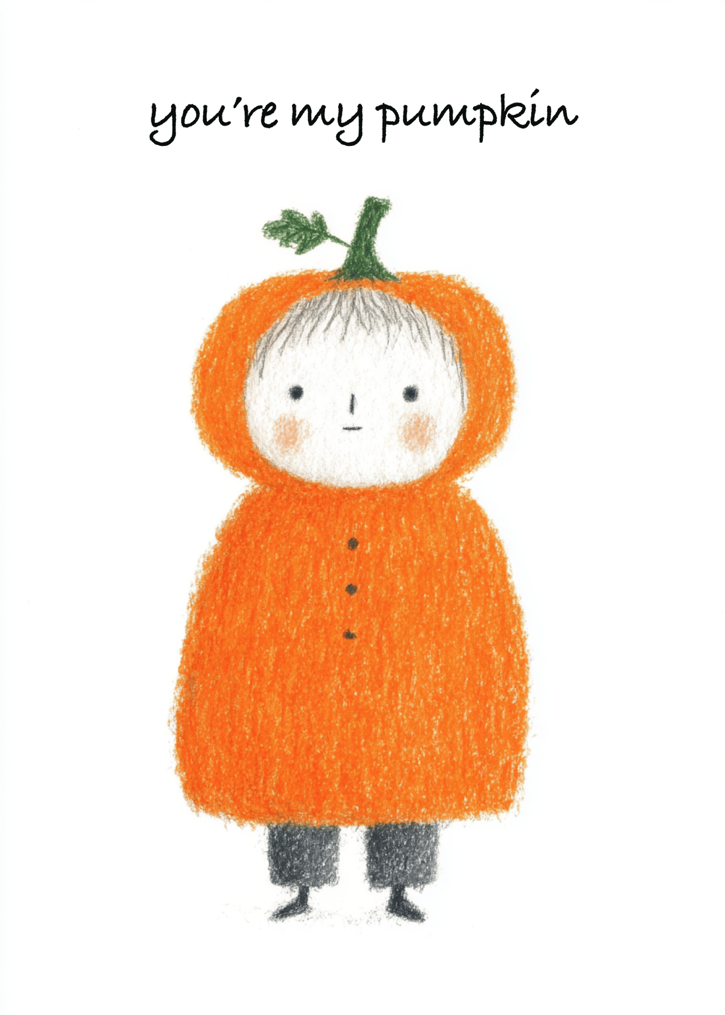 You're My Pumpkin Sweet Card
