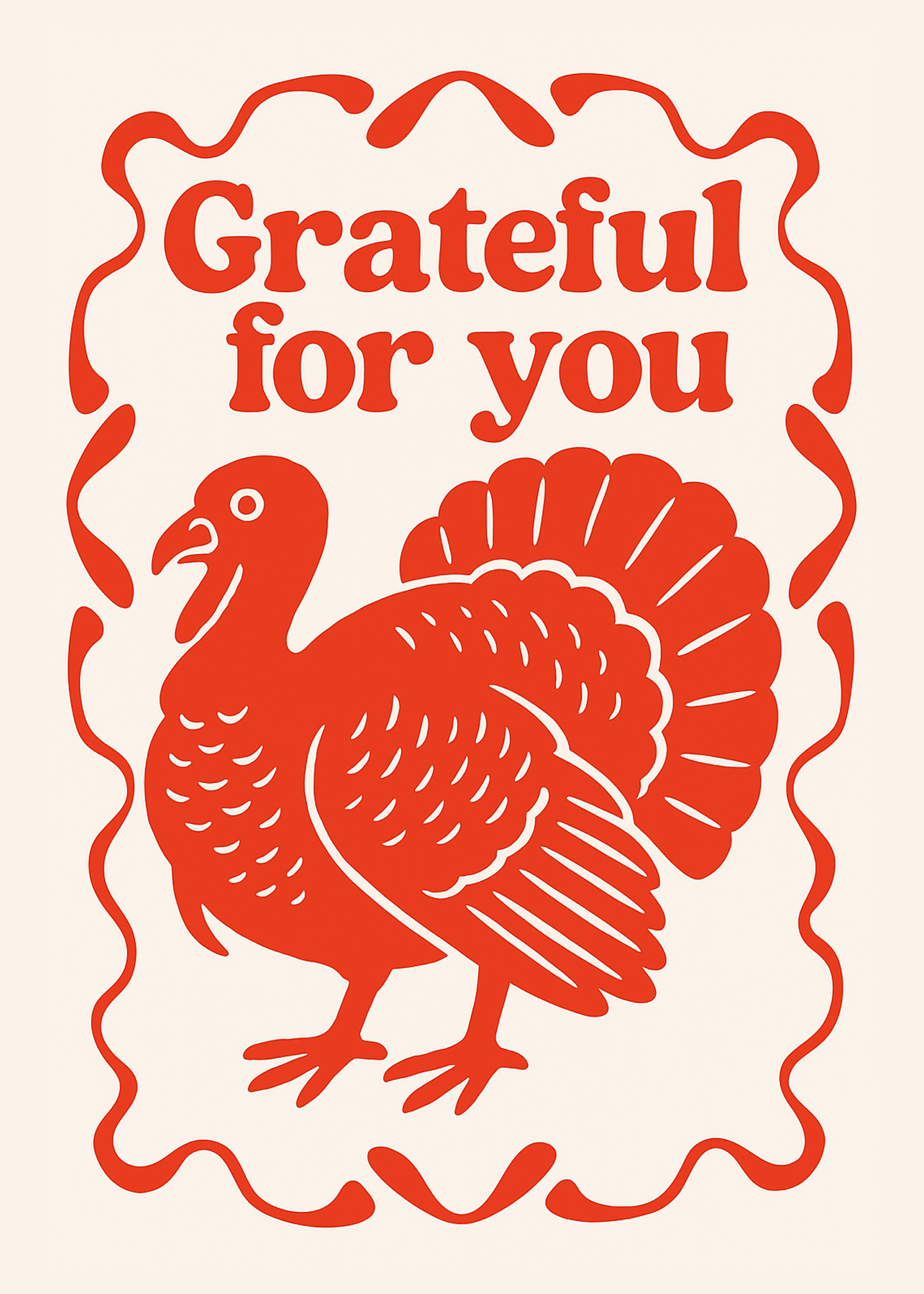 Thankful Turkey Card