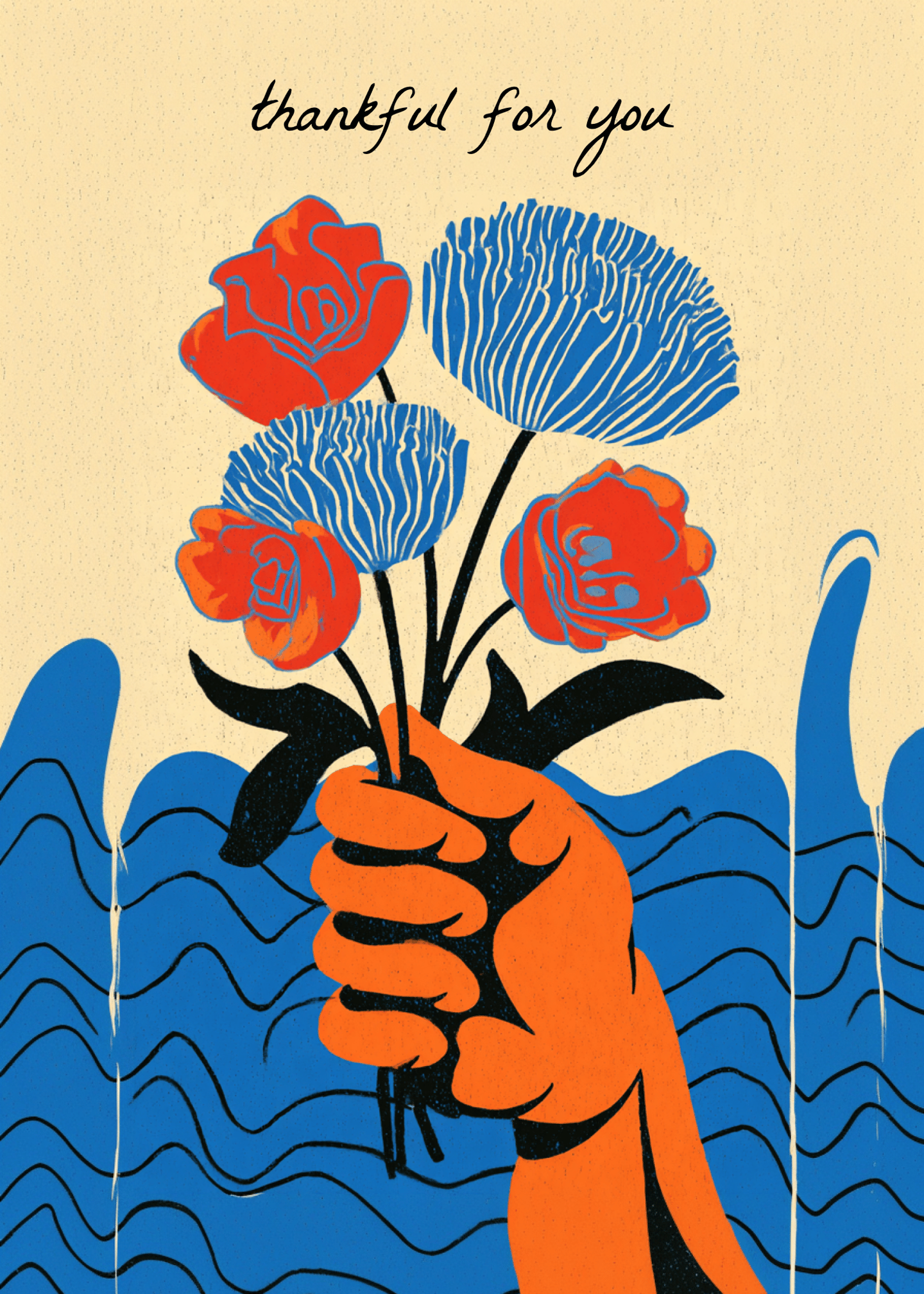 Floral Gratitude Card