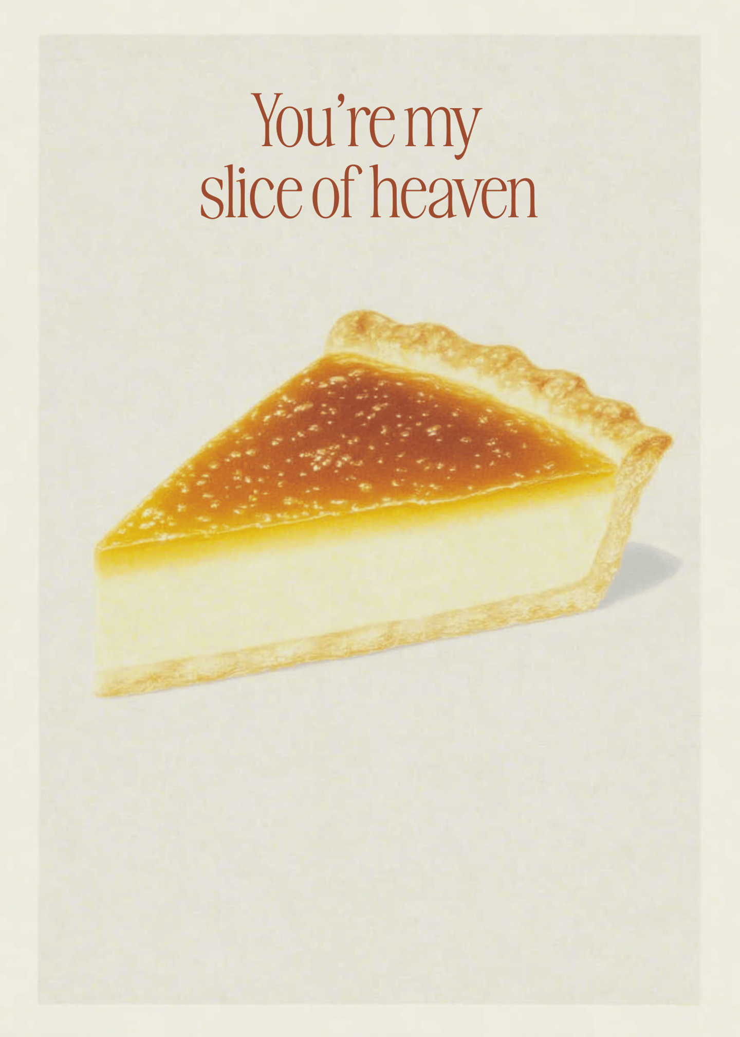 Sweet Slice Romance Card