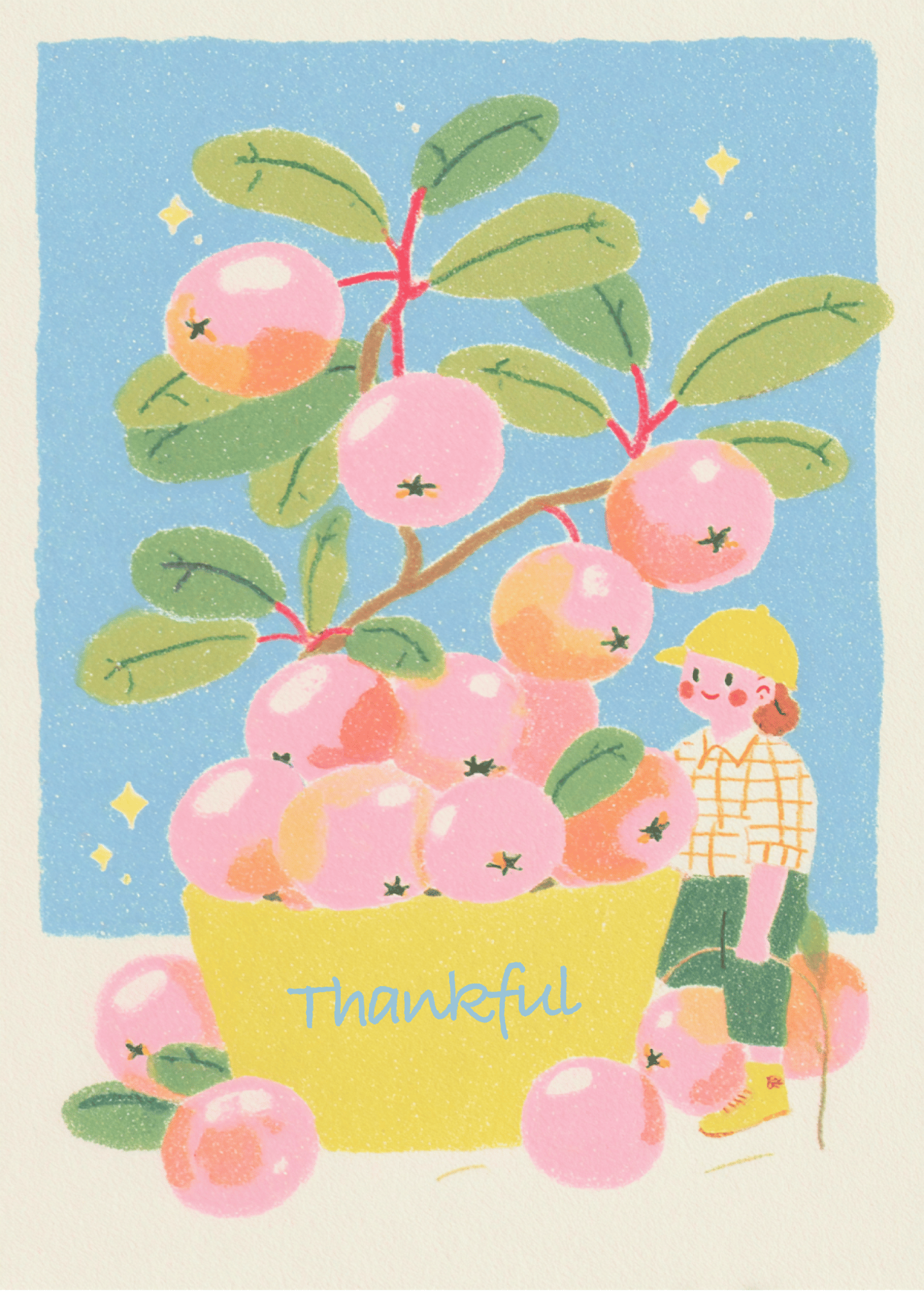 Charming Orchard Thank You Card