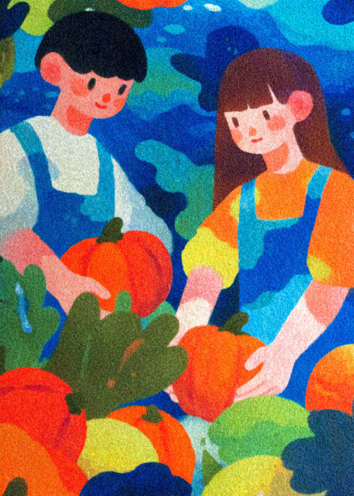 Pumpkin Patch Fun Greeting Card