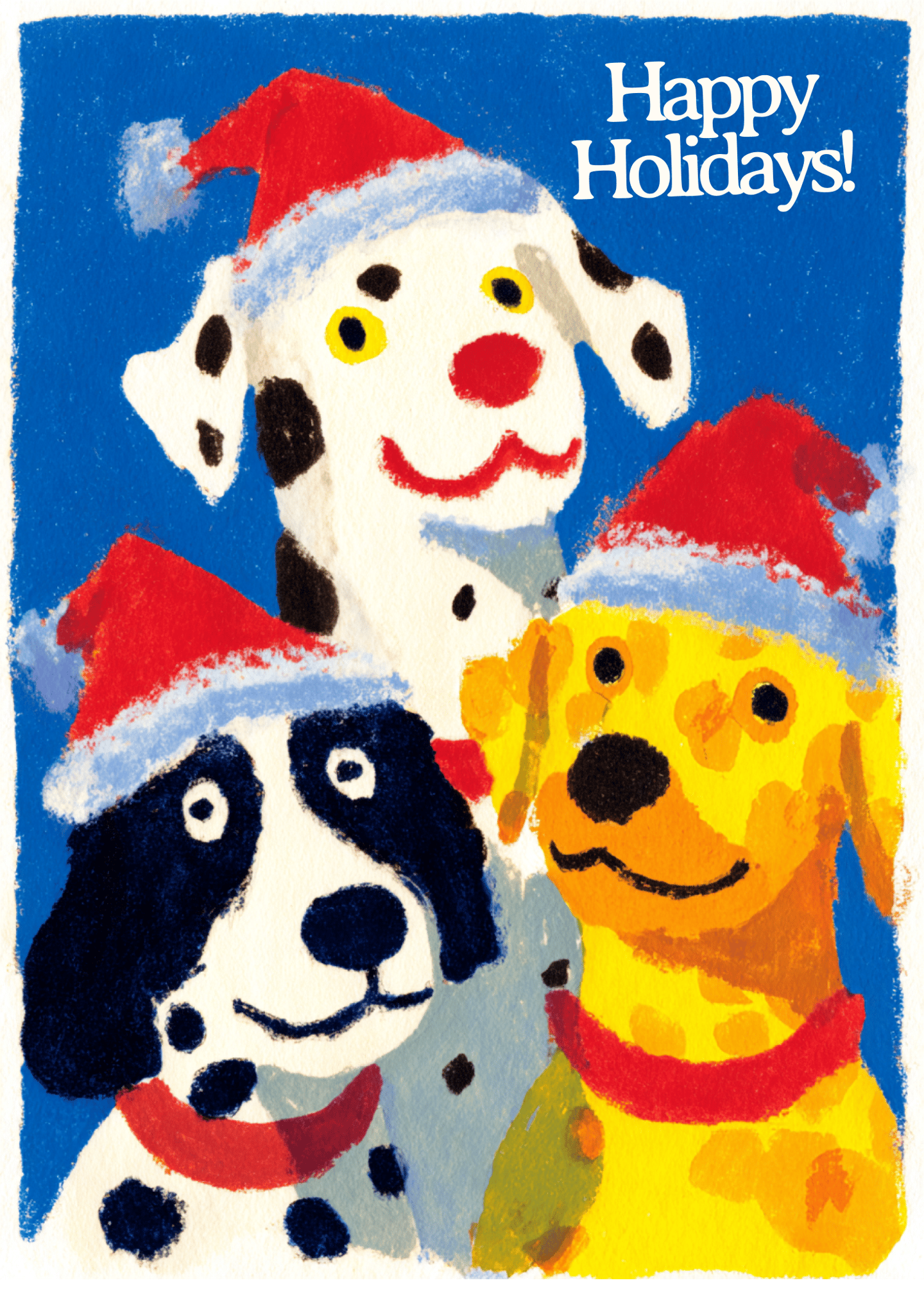 Festive Holiday Dogs Card