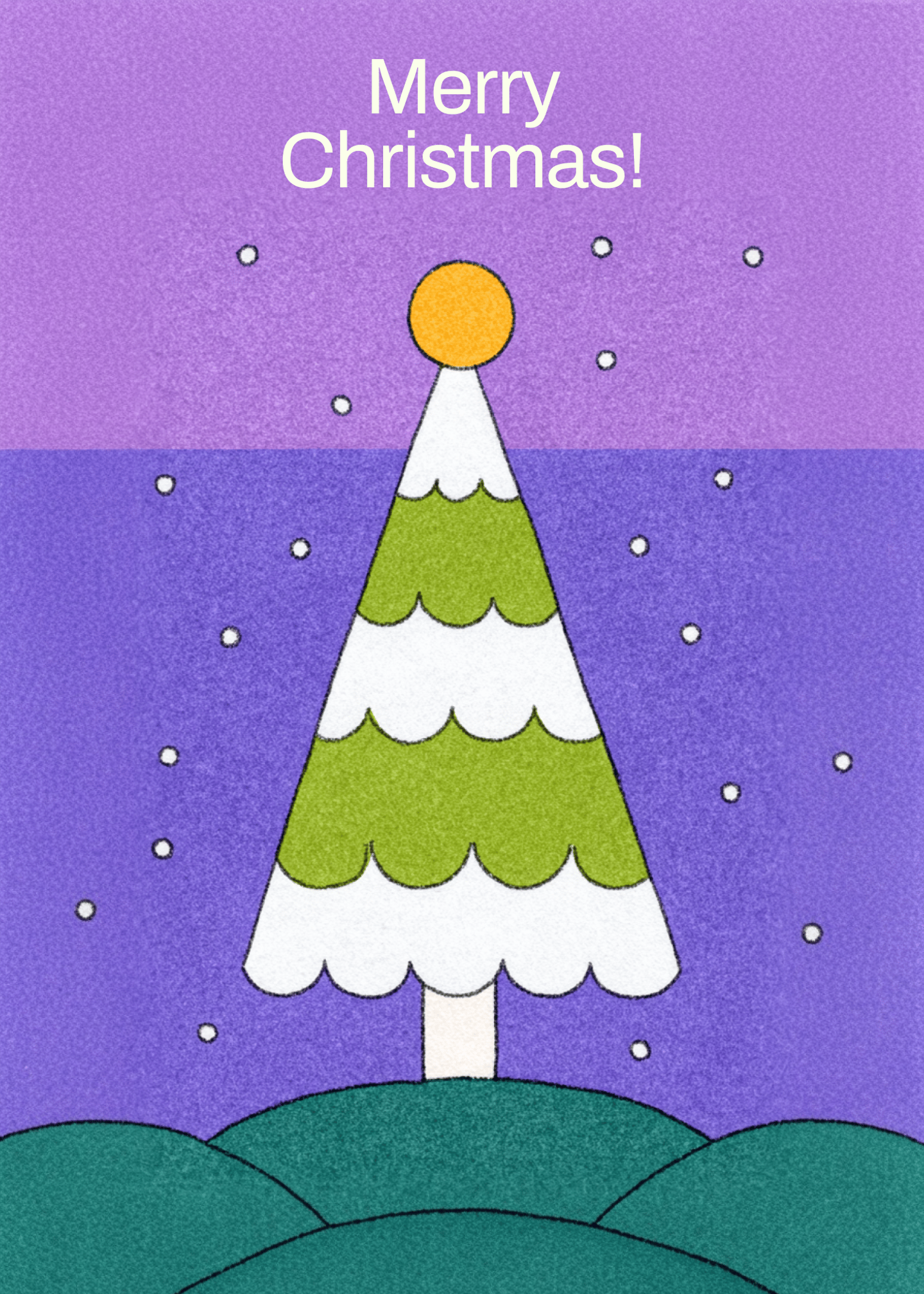 Cheerful Christmas Tree Card