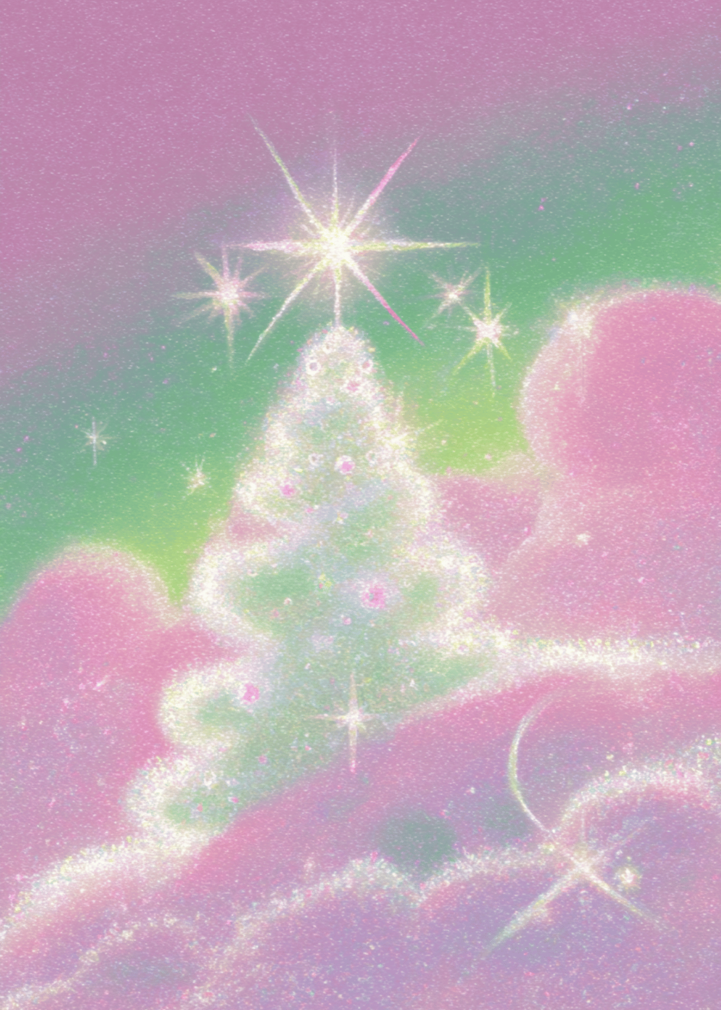 Sparkling Dreamy Christmas Tree