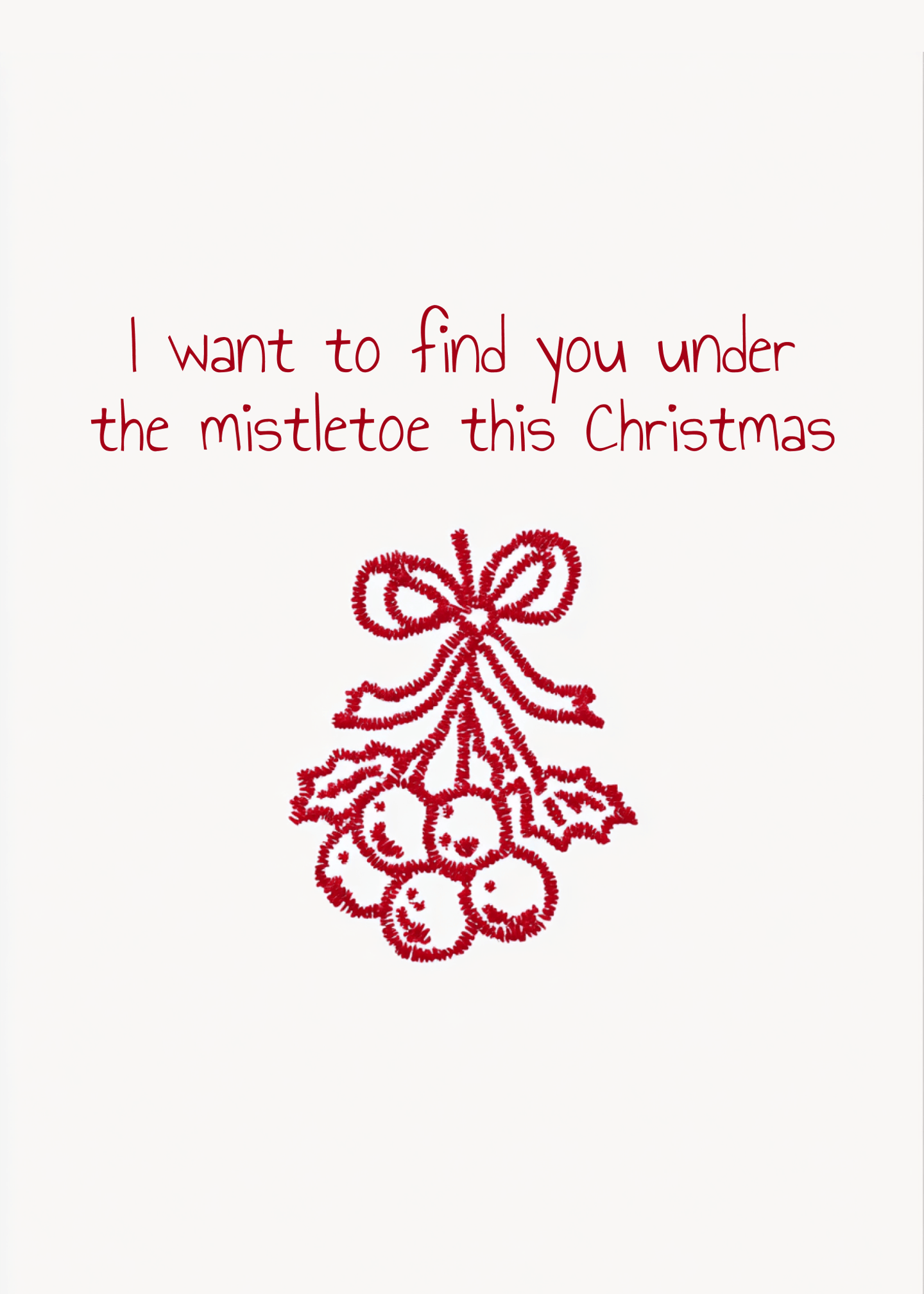 Mistletoe Christmas Wishes