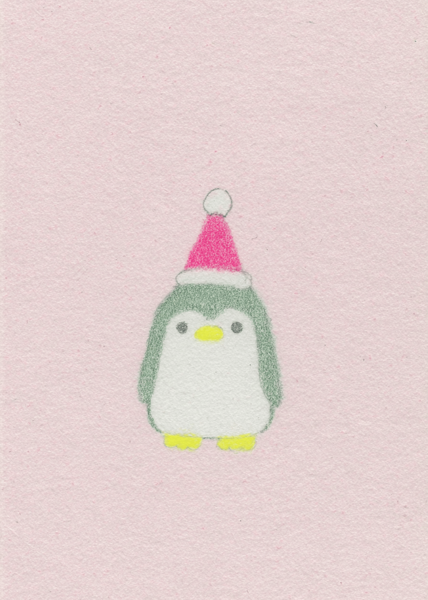 Adorable Penguin Holiday Card