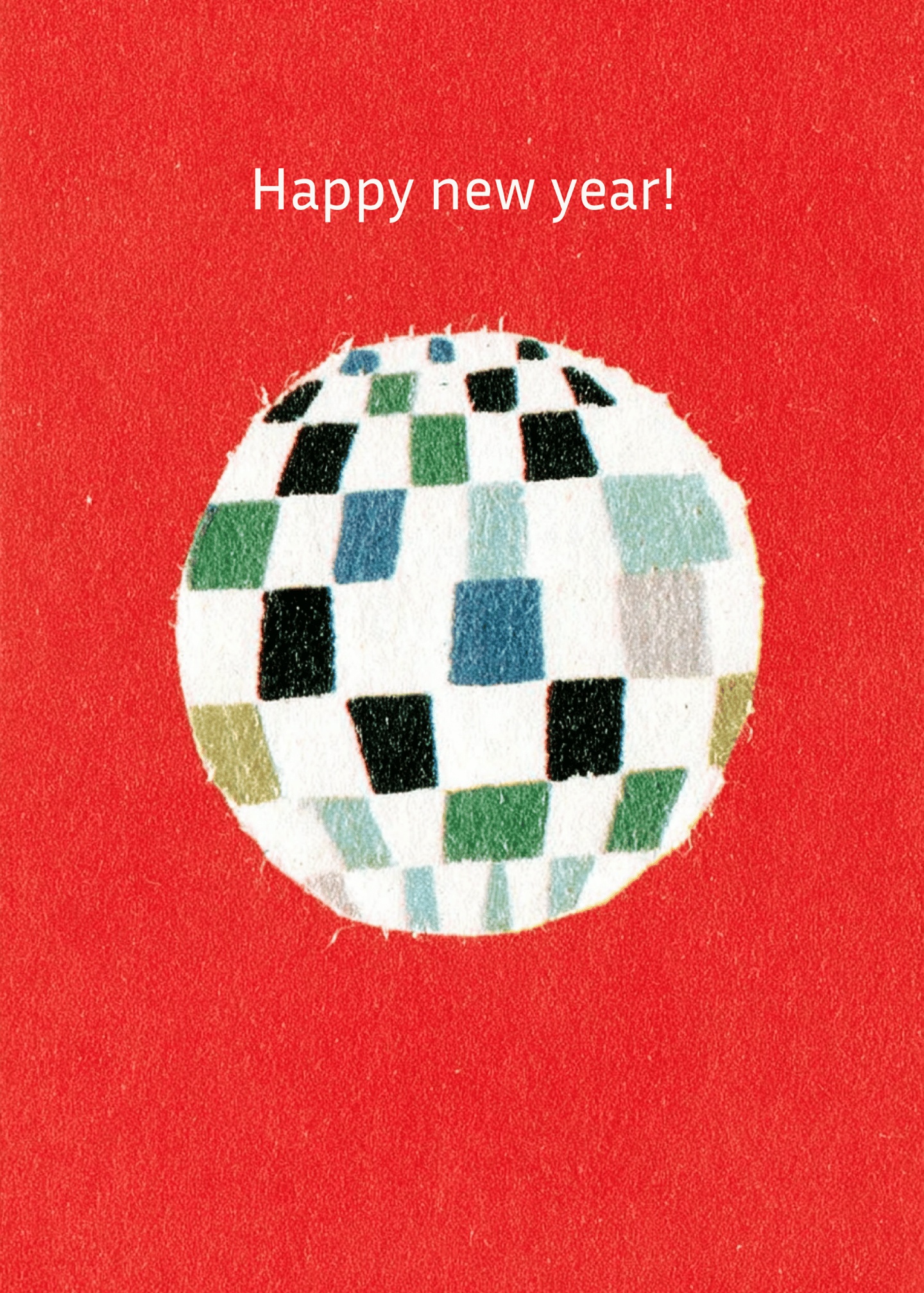 Festive New Year Wishes Card