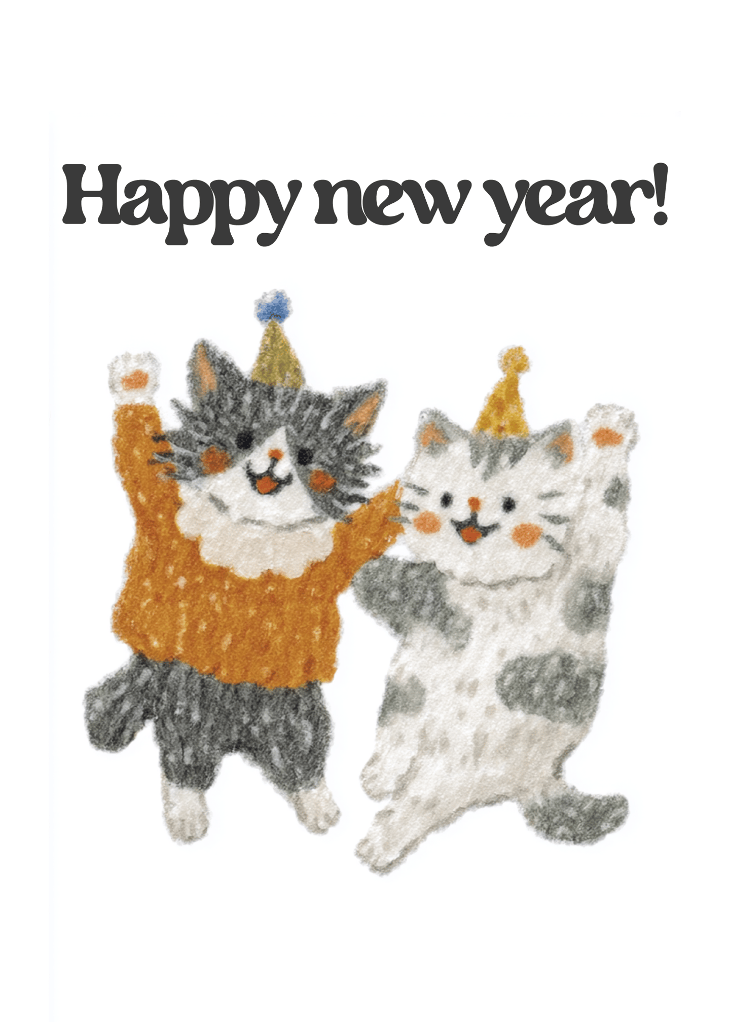 Feline Festive New Year Greeting