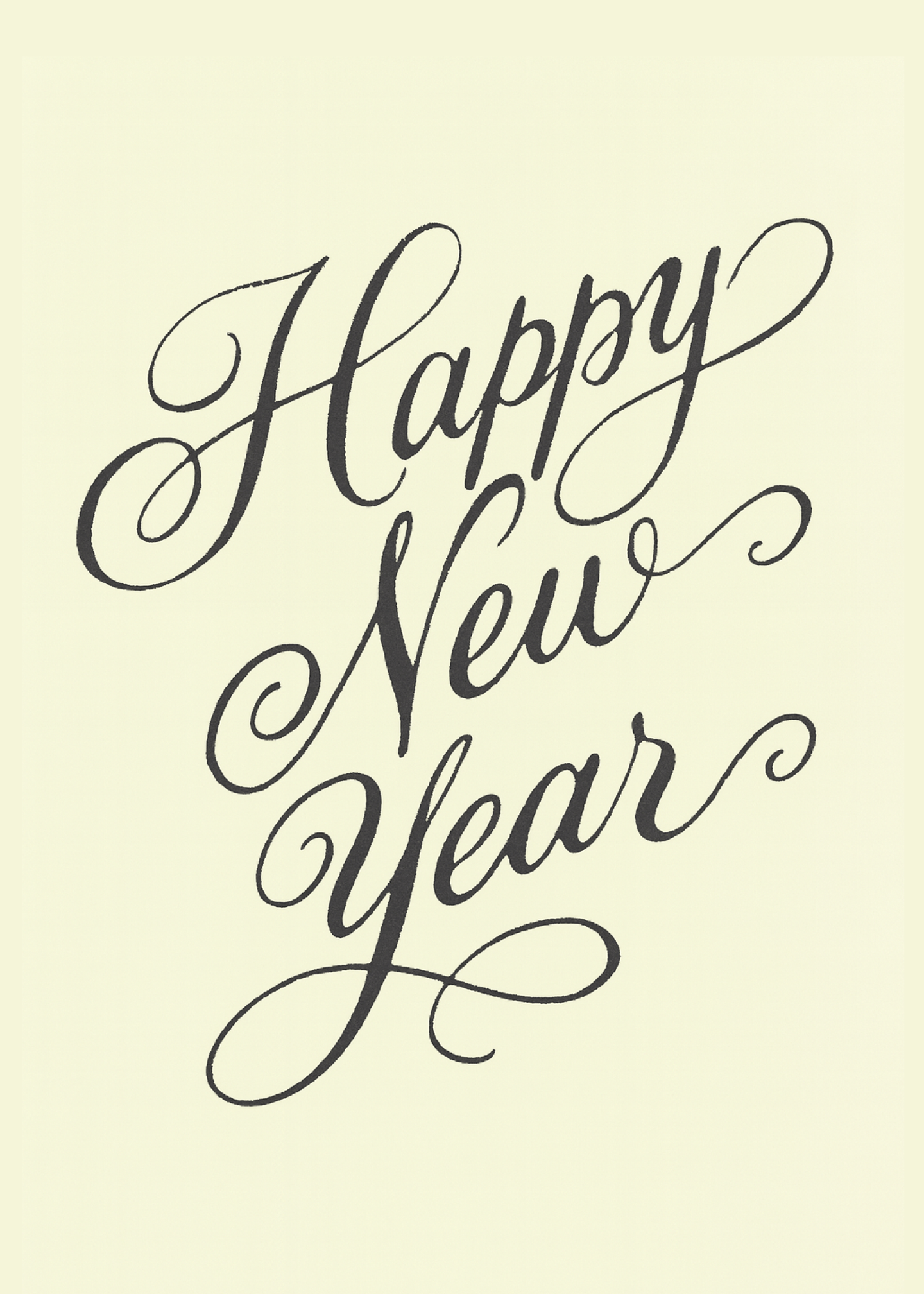 Elegant Happy New Year Card