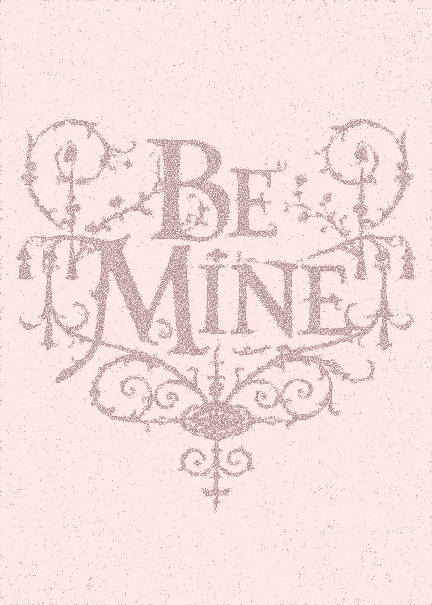 Be Mine Romantic Card