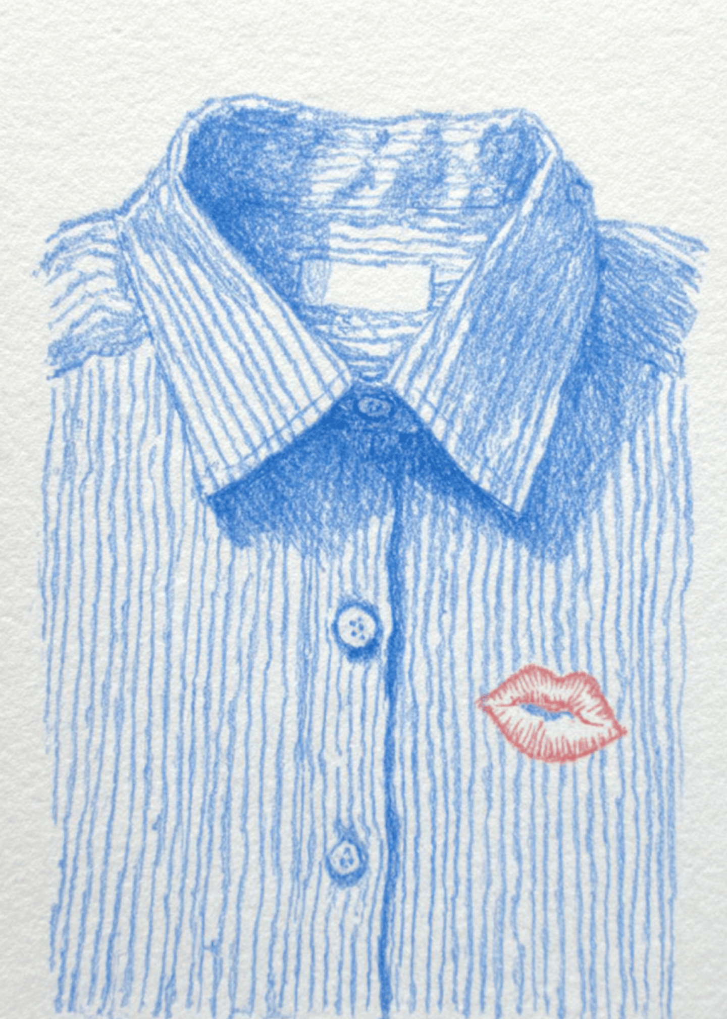 Lipsticked Collar Card