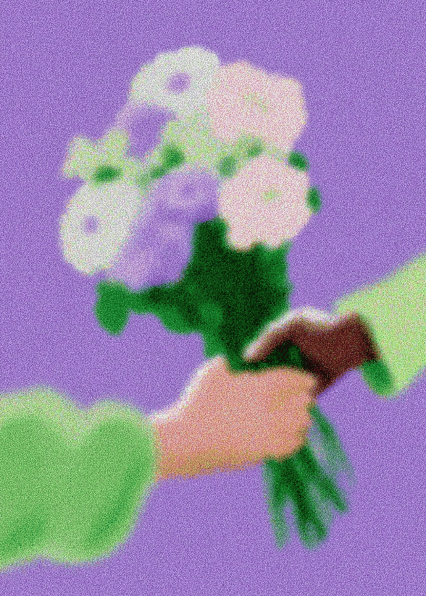 Floral Gesture Greeting Card