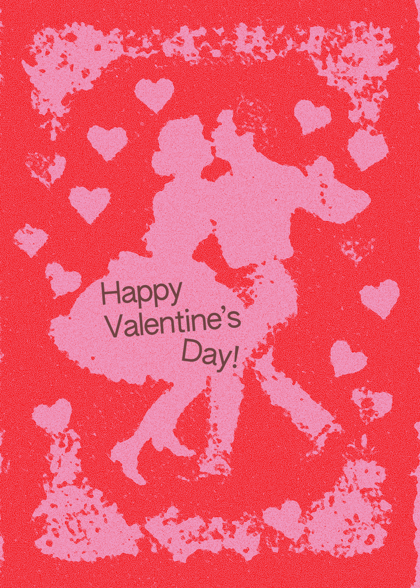 Romantic Valentine's Day Embrace