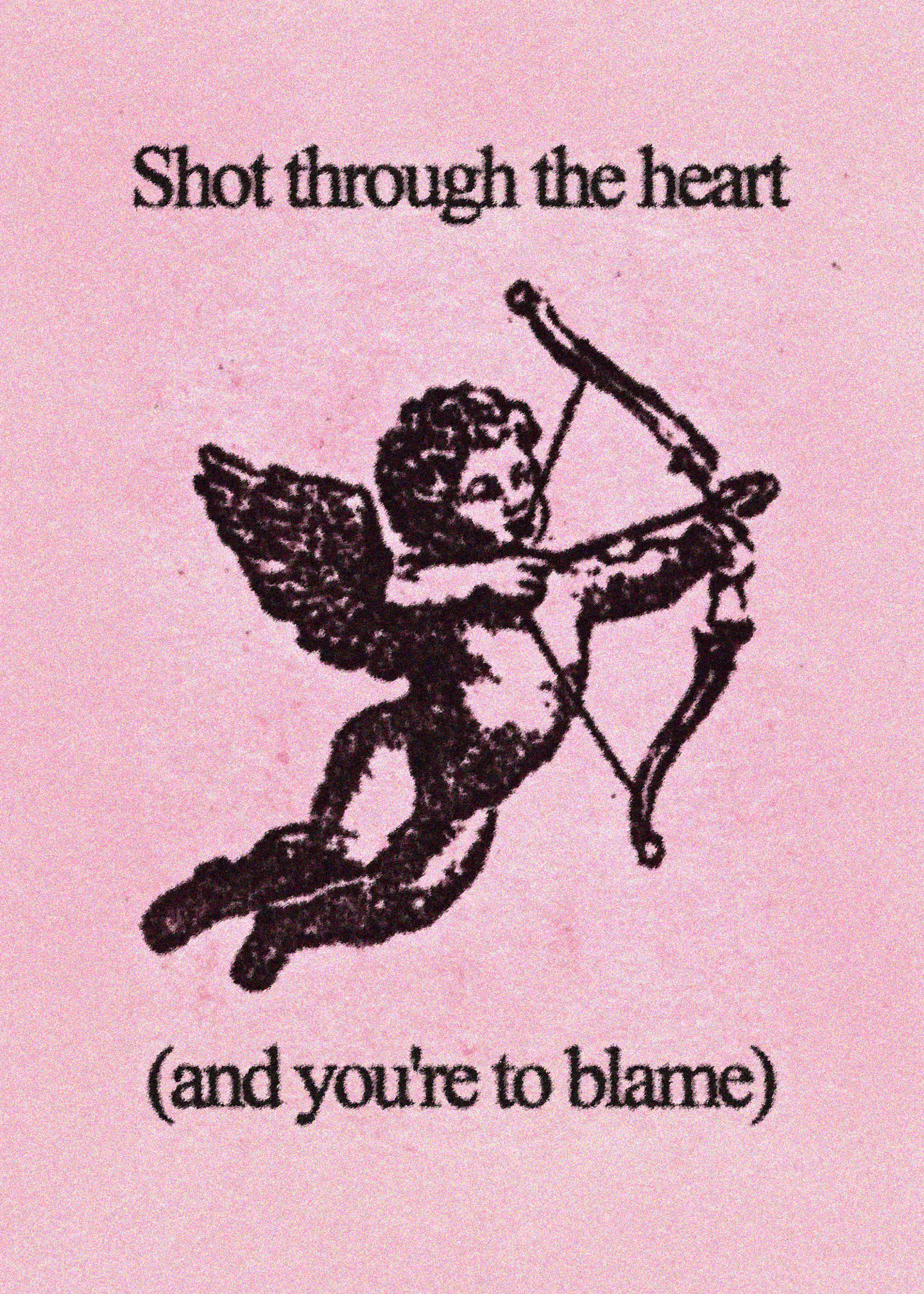 Cupid's Arrow Humor Card
