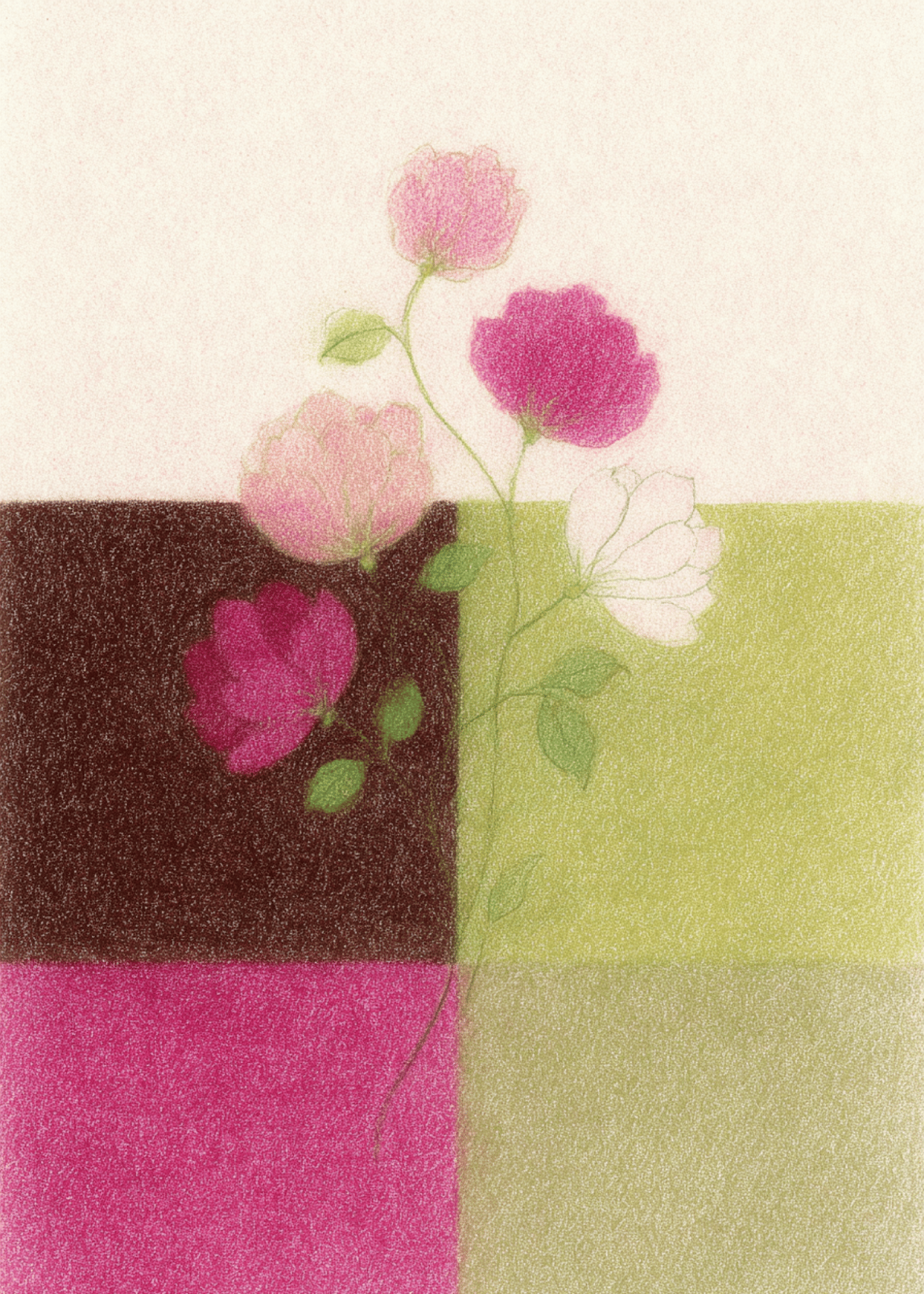 Charming Floral Elegance Card