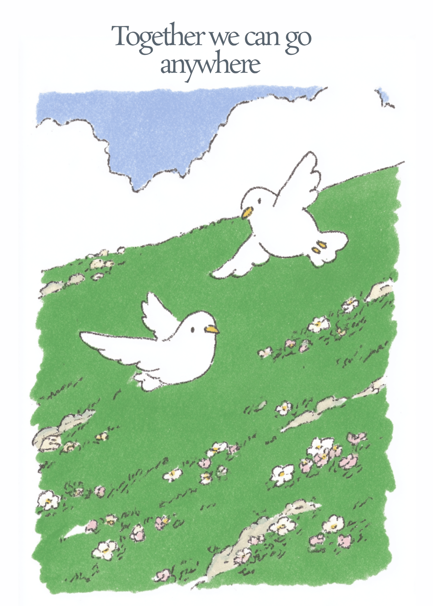 Soaring Together Greeting Card